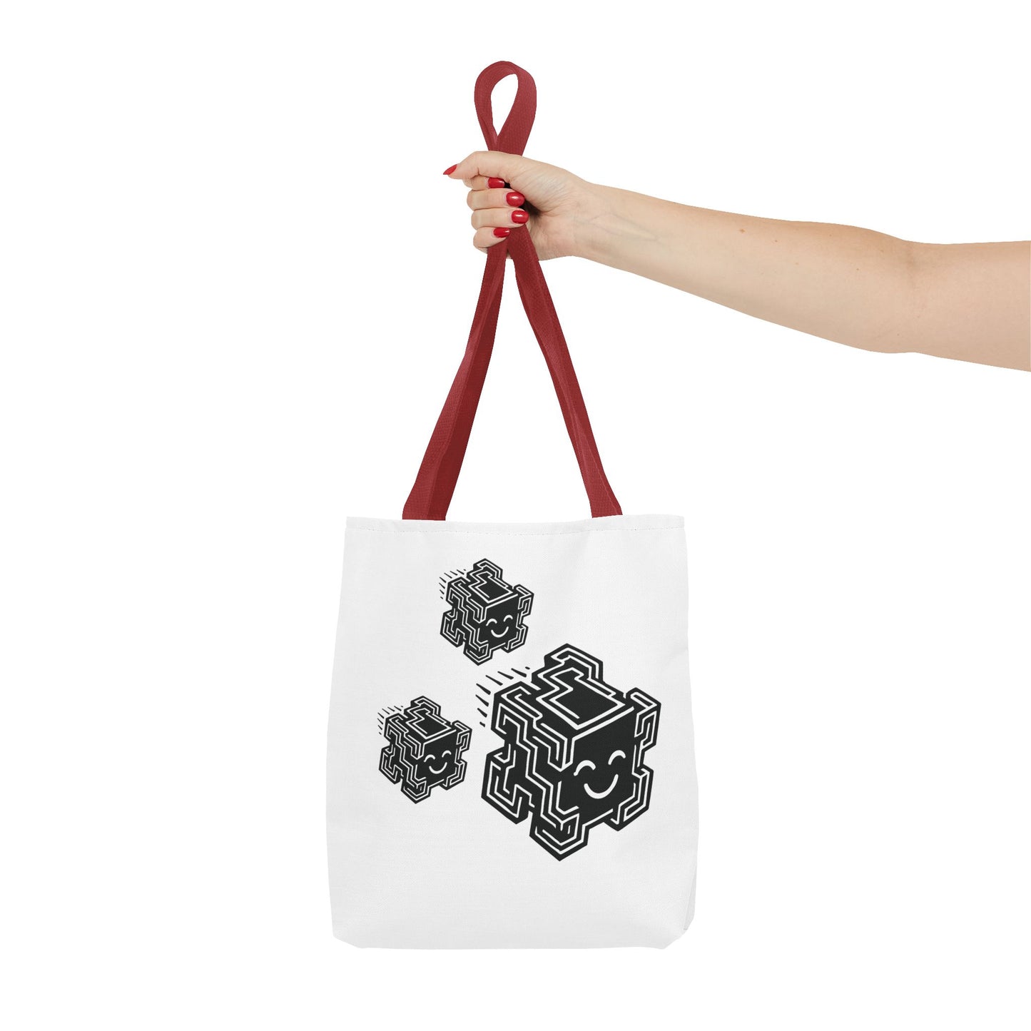 "Glitchee Fam" Motivational Tote Bag, Gym Carryall, Workout Bag, Reusable Shopping Tote, Eco-Friendly Reusable Bag, Challenge Every System Bag