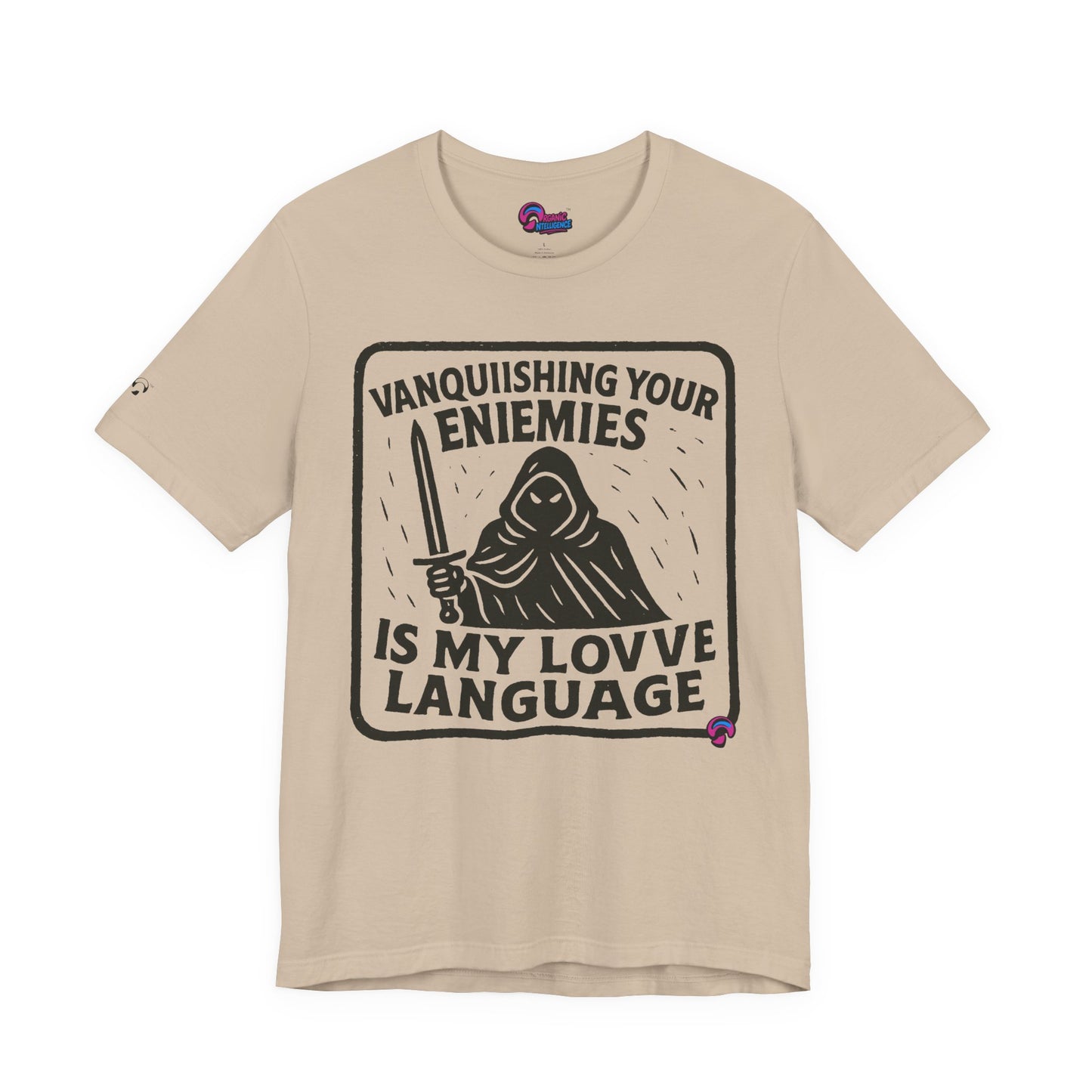 Vanquishing Tee – Love Language Edition by Organic Intelligence™ Unisex Tee, Casual Shirt, Cotton T-shirt