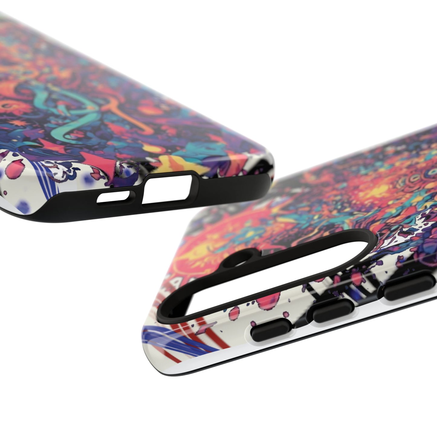 Colorful Phone Case, Unique Phone Cover, Tough Cases, Artistic Smartphone Protector, Gifts for Her
