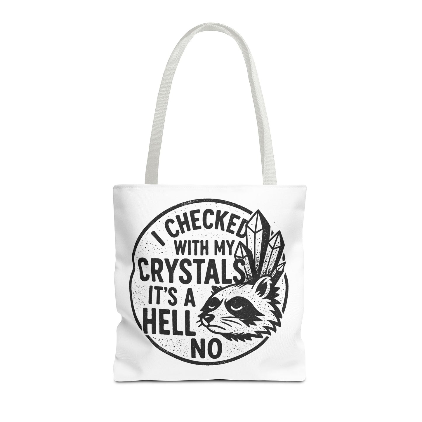 "It's a Hell No" Motivational Tote Bag, Gym Carryall, Workout Bag, Reusable Shopping Tote, Eco-Friendly Reusable Bag, Challenge Every System Bag