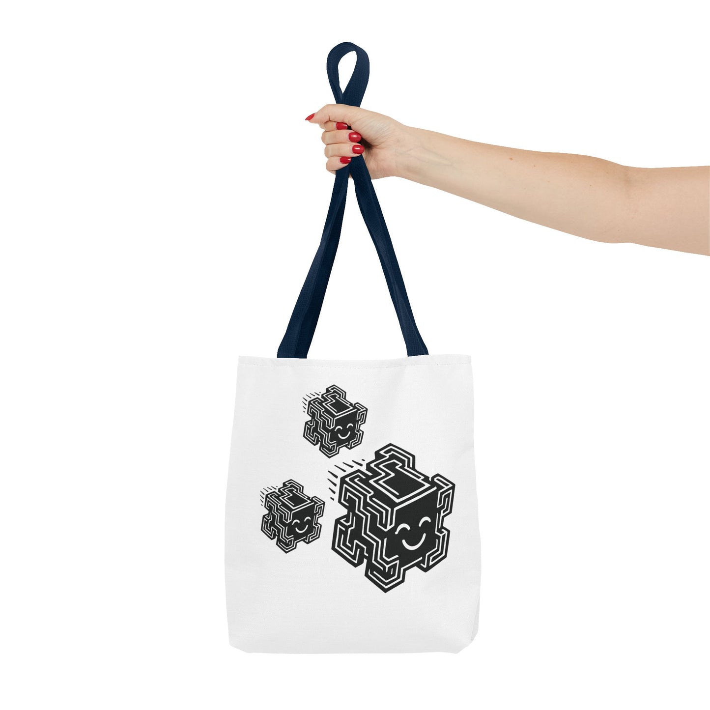 "Glitchee Fam" Motivational Tote Bag, Gym Carryall, Workout Bag, Reusable Shopping Tote, Eco-Friendly Reusable Bag, Challenge Every System Bag