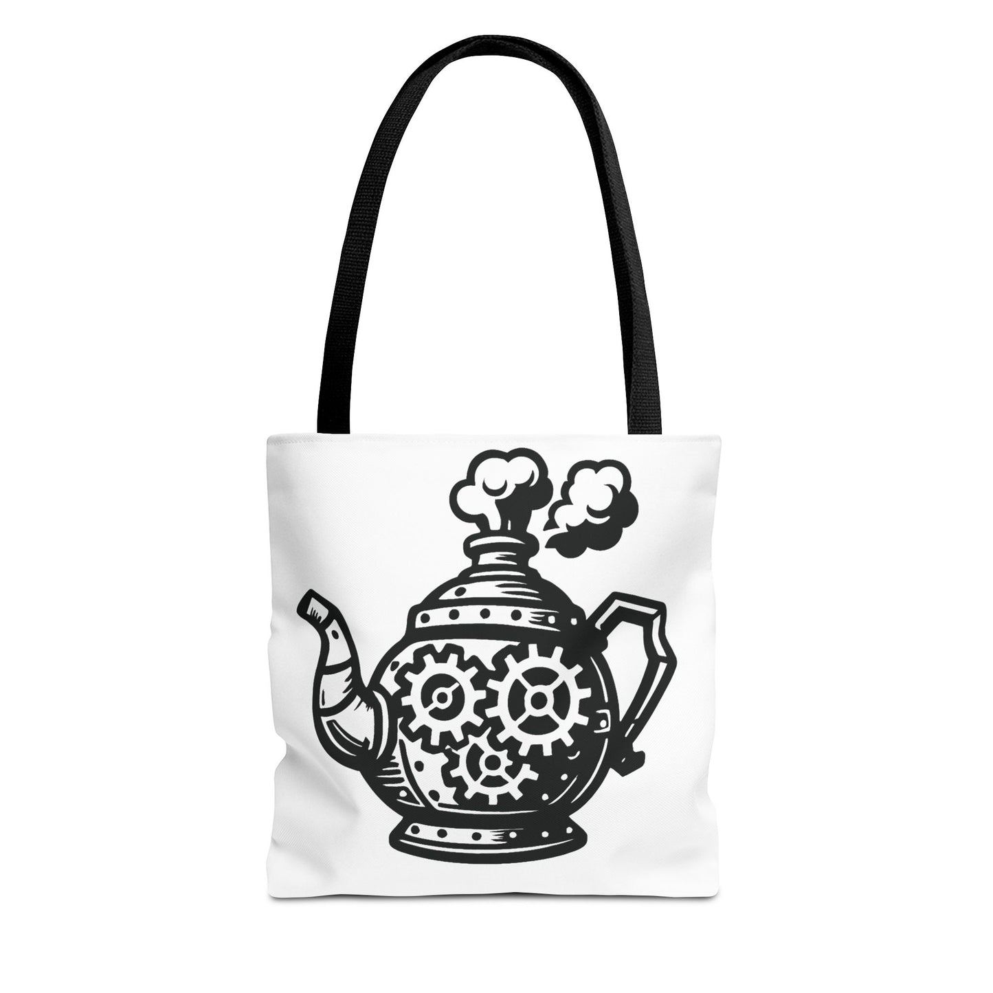"Tea is On" Motivational Tote Bag, Gym Carryall, Workout Bag, Reusable Shopping Tote, Eco-Friendly Reusable Bag, Challenge Every System Bag