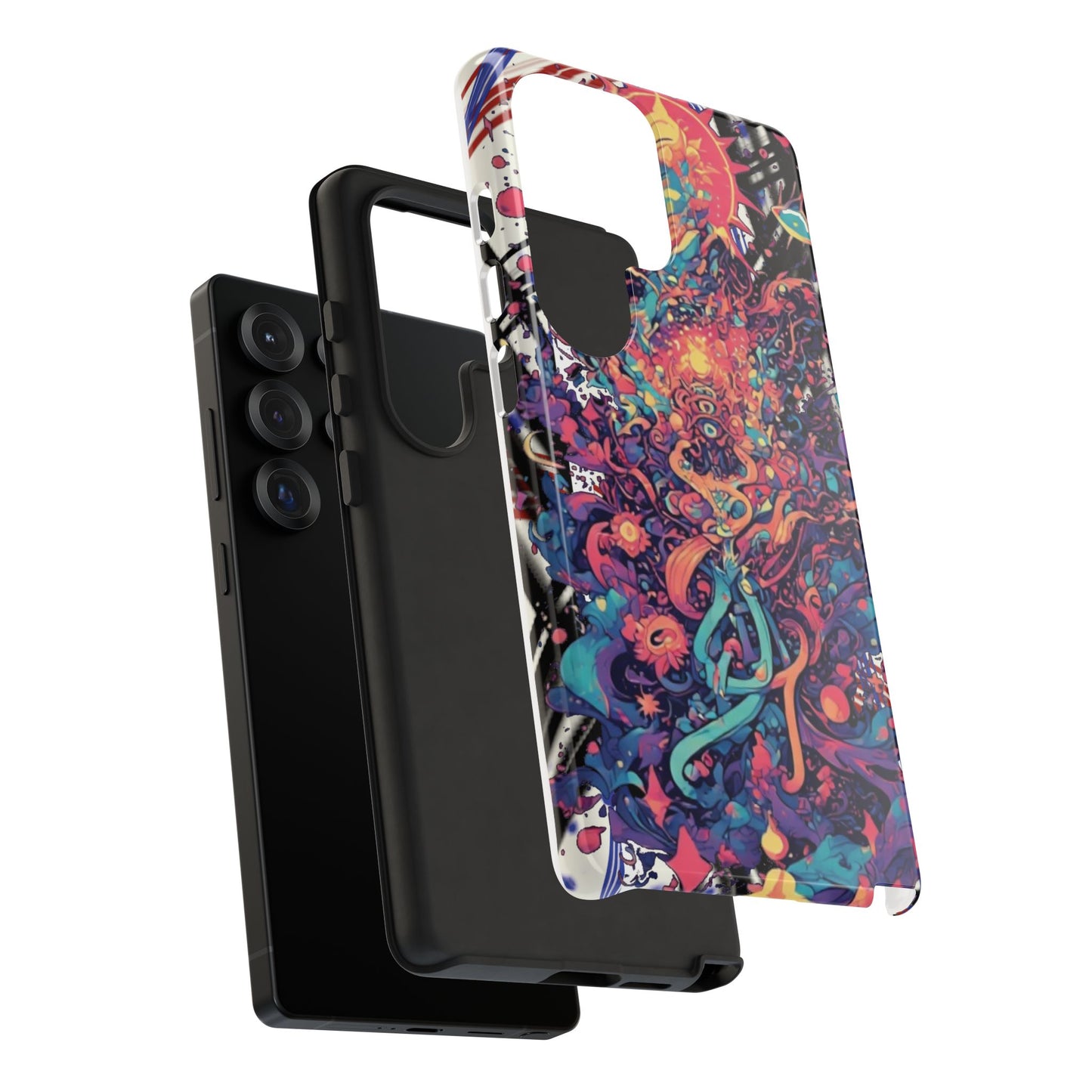 Colorful Phone Case, Unique Phone Cover, Tough Cases, Artistic Smartphone Protector, Gifts for Her