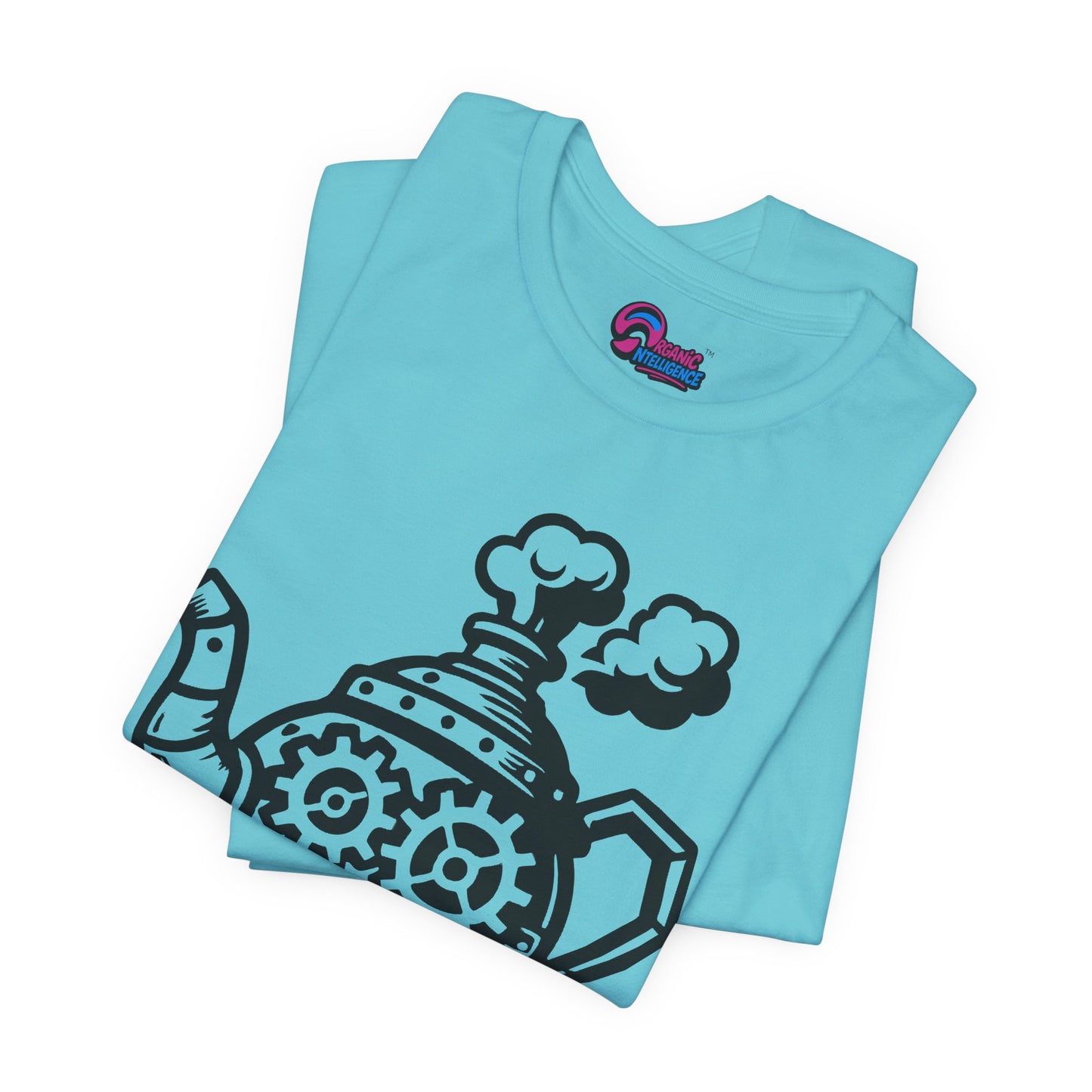 'Full Steam Teapot' by Organic Intelligence™ Unisex Tee, Casual Shirt, Cotton T-shirt