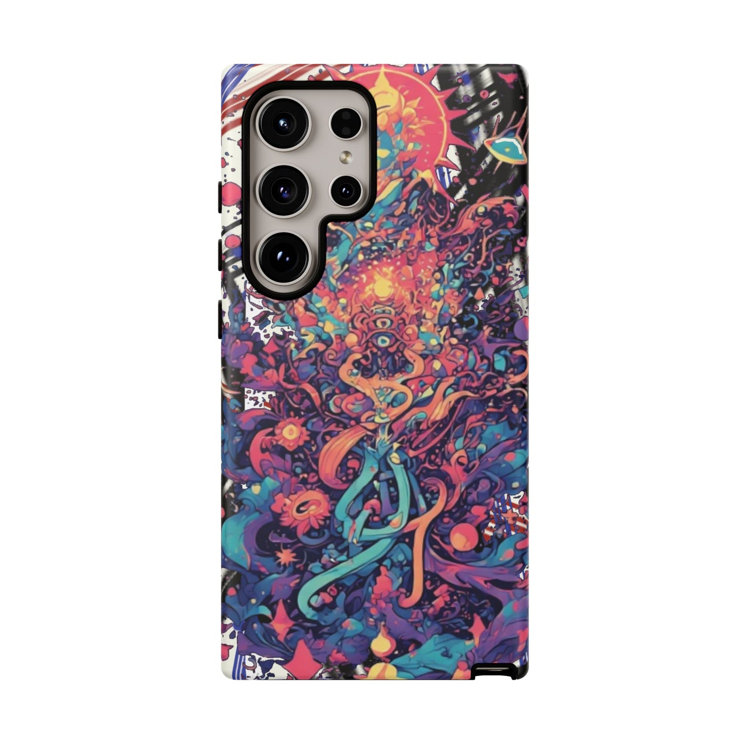 Colorful Phone Case, Unique Phone Cover, Tough Cases, Artistic Smartphone Protector, Gifts for Her