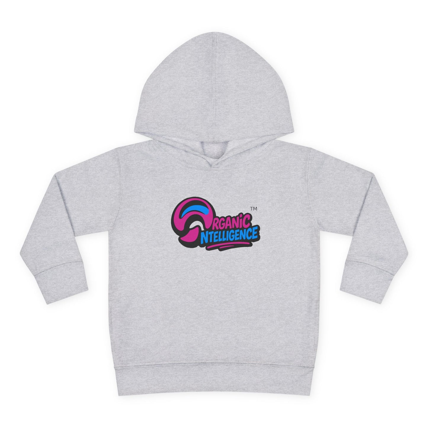 Organic Intelligence Toddler Fleece Hoodie, Cute Kids Pullover, Childrens Wear, Gift for Toddlers, Cozy Hoodie for Playtime