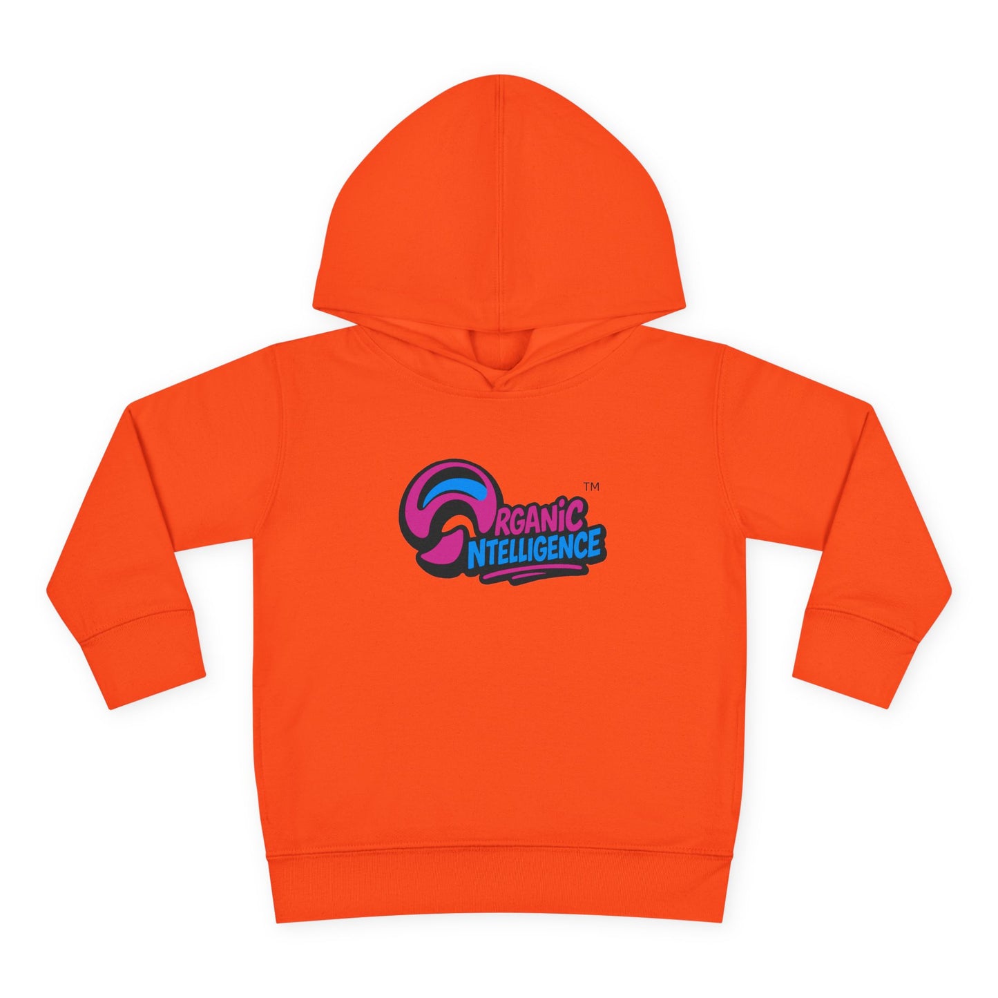 Organic Intelligence Toddler Fleece Hoodie, Cute Kids Pullover, Childrens Wear, Gift for Toddlers, Cozy Hoodie for Playtime