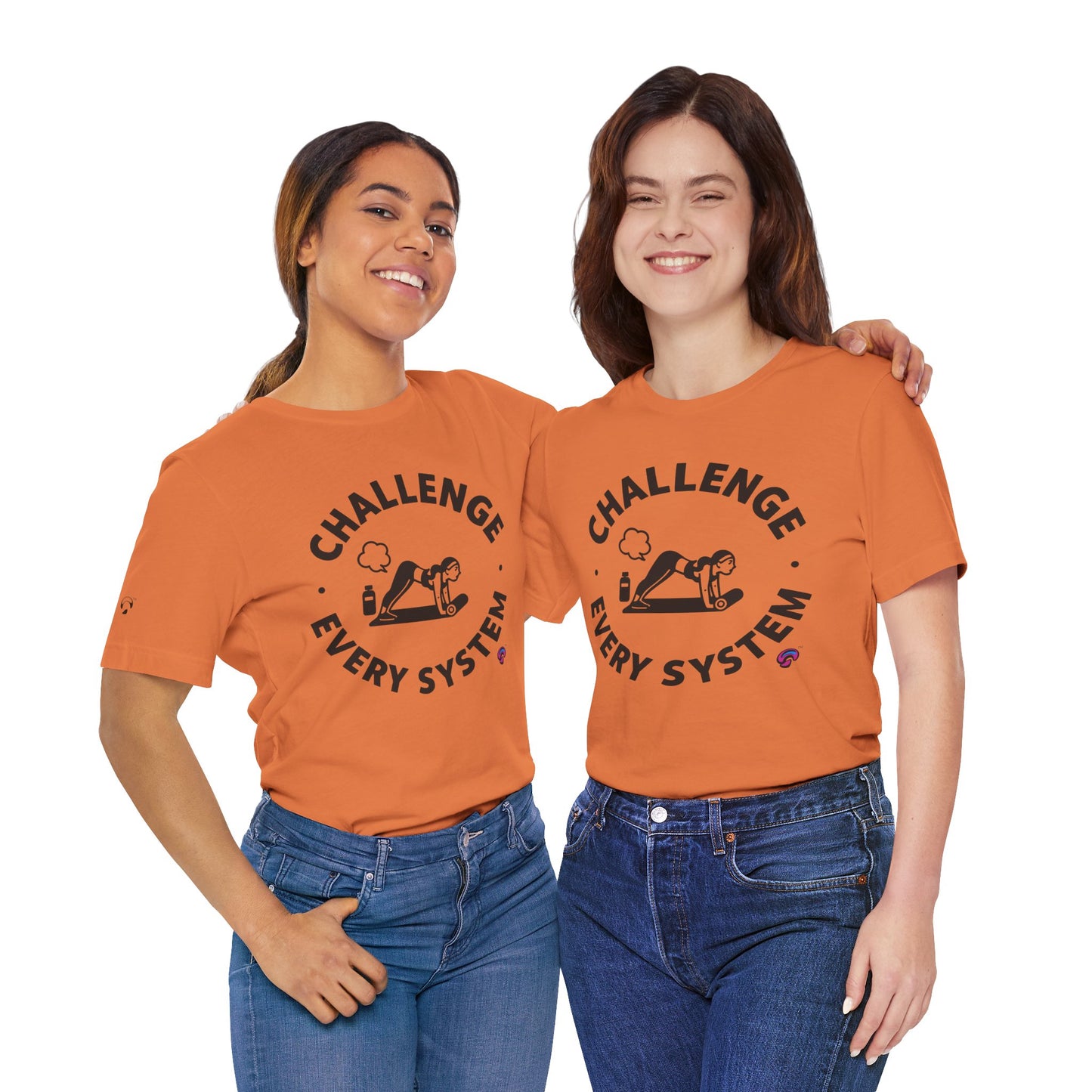 'Challenge Every System' by Organic Intelligence™ Unisex Tee, Casual Shirt, Cotton T-shirt
