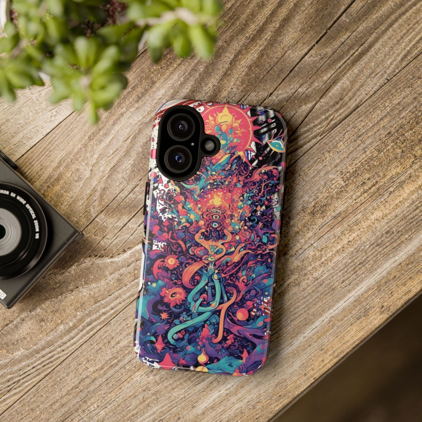 Colorful Phone Case, Unique Phone Cover, Tough Cases, Artistic Smartphone Protector, Gifts for Her