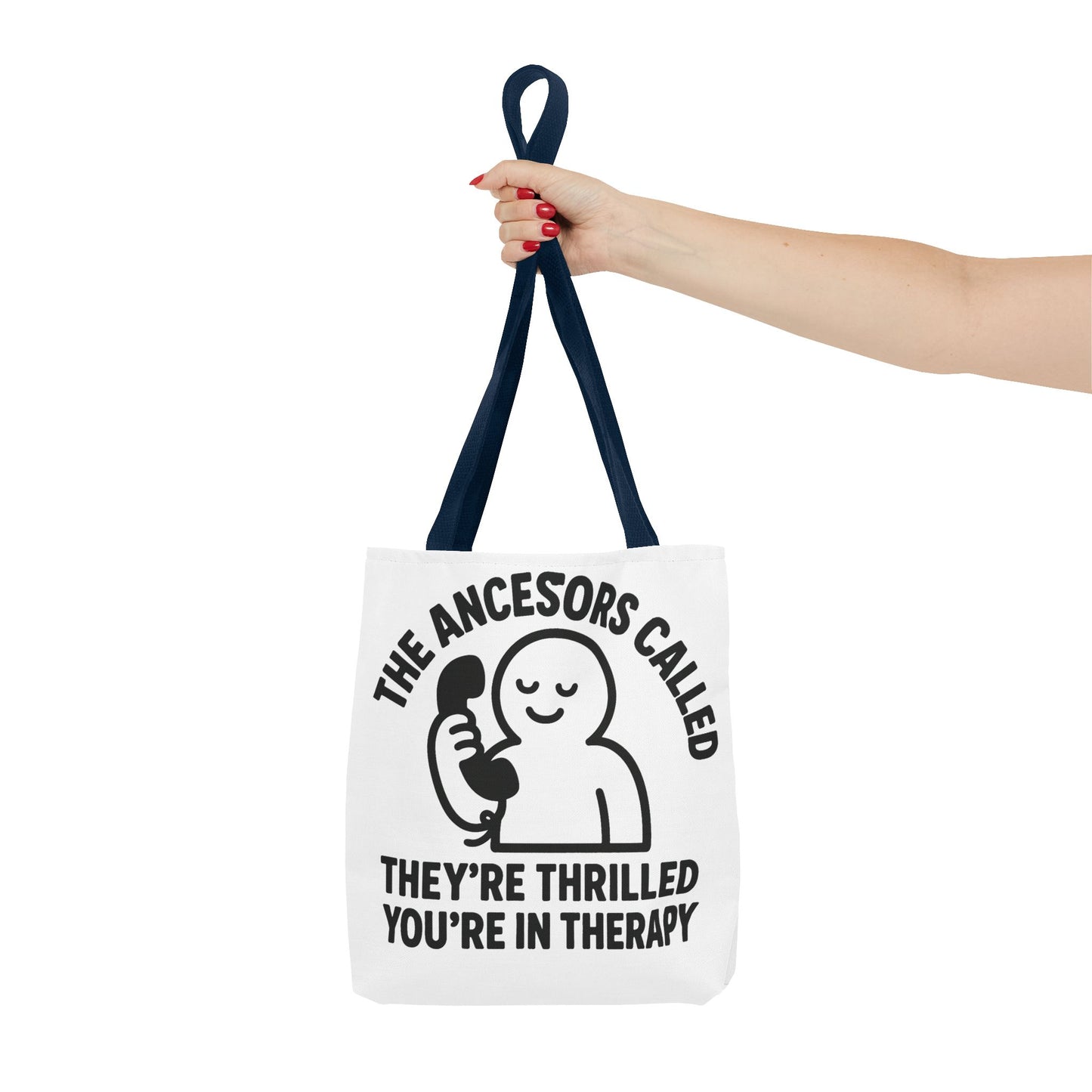 "The Ancestors are Thrilled" tote bag, Gym bag carryall