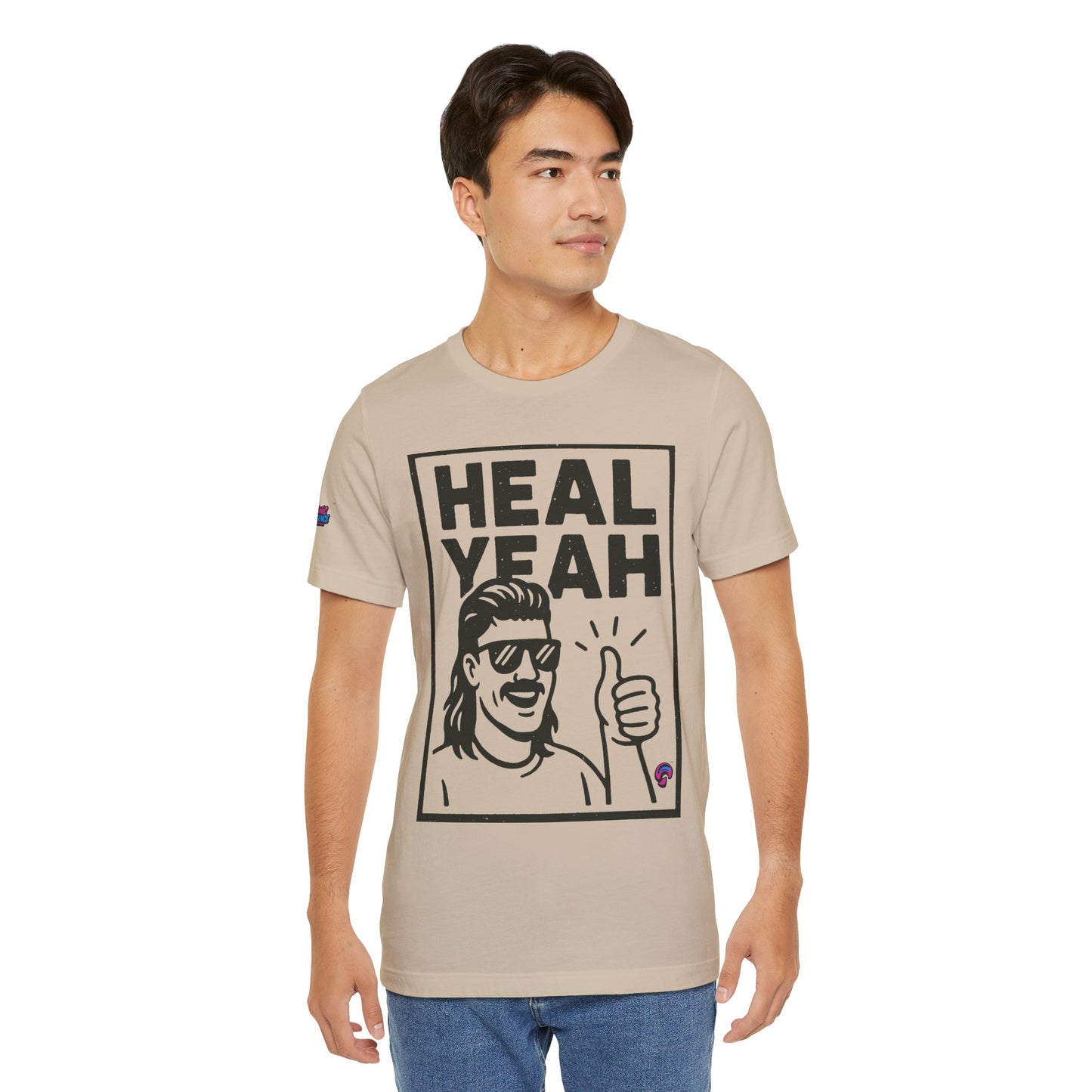 HEAL YEAH Tee – Loud, Proud, & Unwound By Organic Intelligence™ Unisex Tee, Casual Shirt, Cotton T-shirt