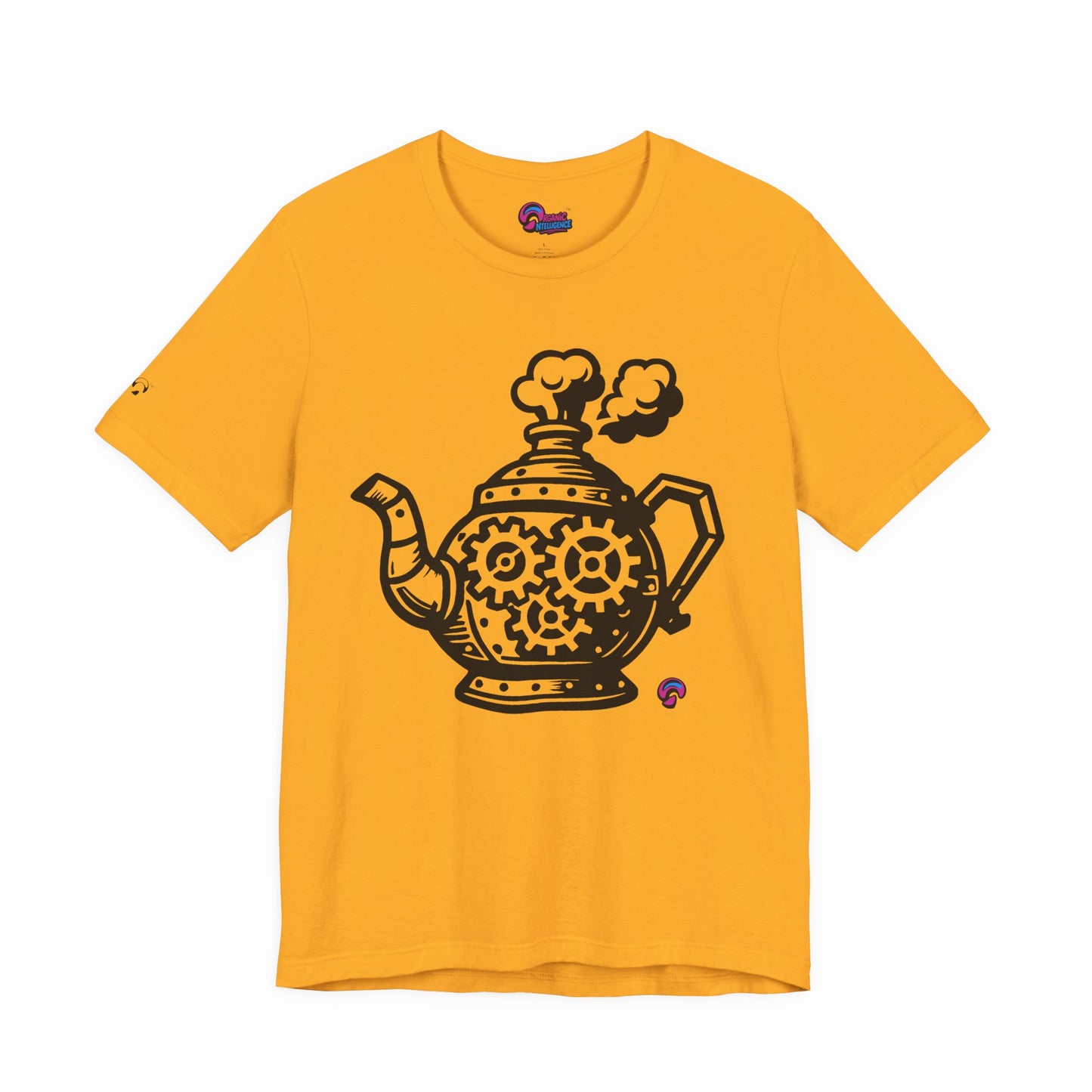 'Full Steam Teapot' by Organic Intelligence™ Unisex Tee, Casual Shirt, Cotton T-shirt