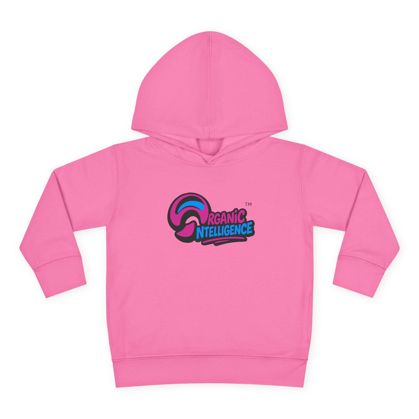 Organic Intelligence Toddler Fleece Hoodie, Cute Kids Pullover, Childrens Wear, Gift for Toddlers, Cozy Hoodie for Playtime