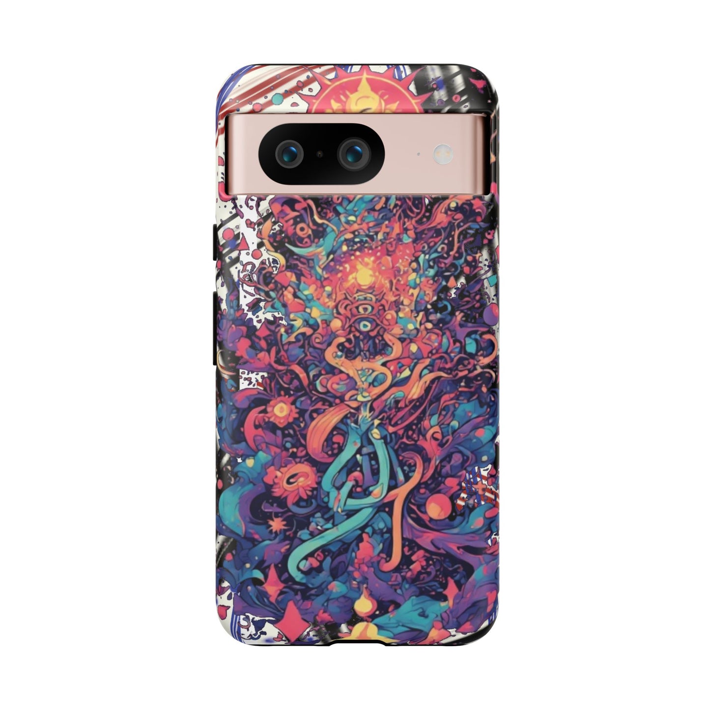 Colorful Phone Case, Unique Phone Cover, Tough Cases, Artistic Smartphone Protector, Gifts for Her