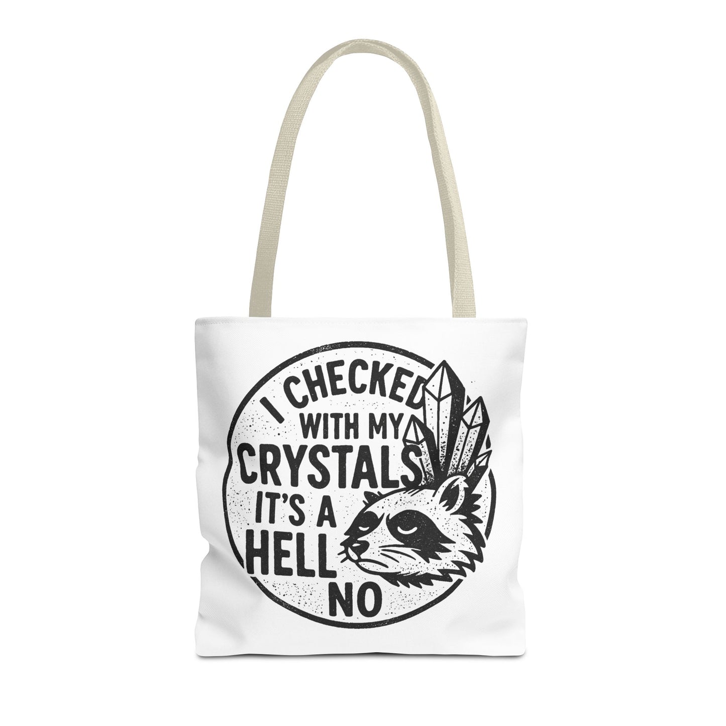 "It's a Hell No" Motivational Tote Bag, Gym Carryall, Workout Bag, Reusable Shopping Tote, Eco-Friendly Reusable Bag, Challenge Every System Bag