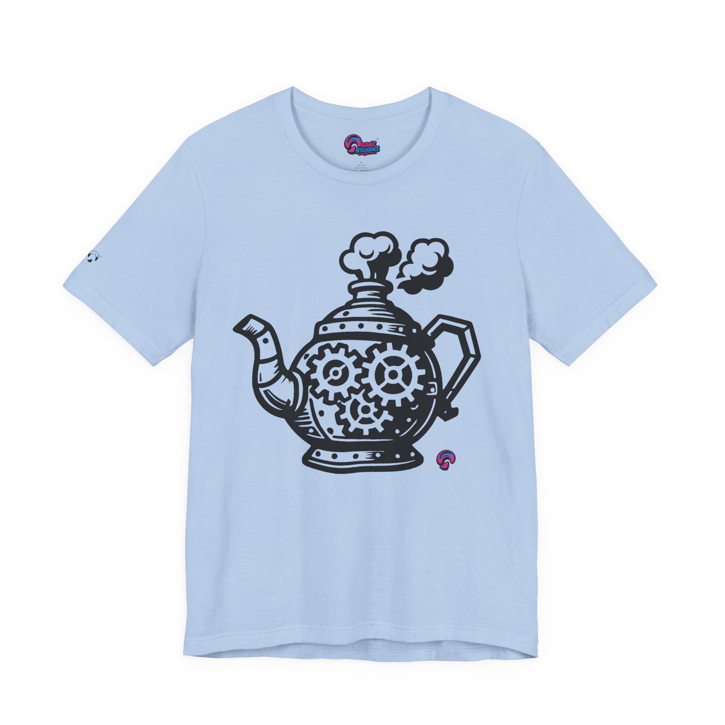 'Full Steam Teapot' by Organic Intelligence™ Unisex Tee, Casual Shirt, Cotton T-shirt