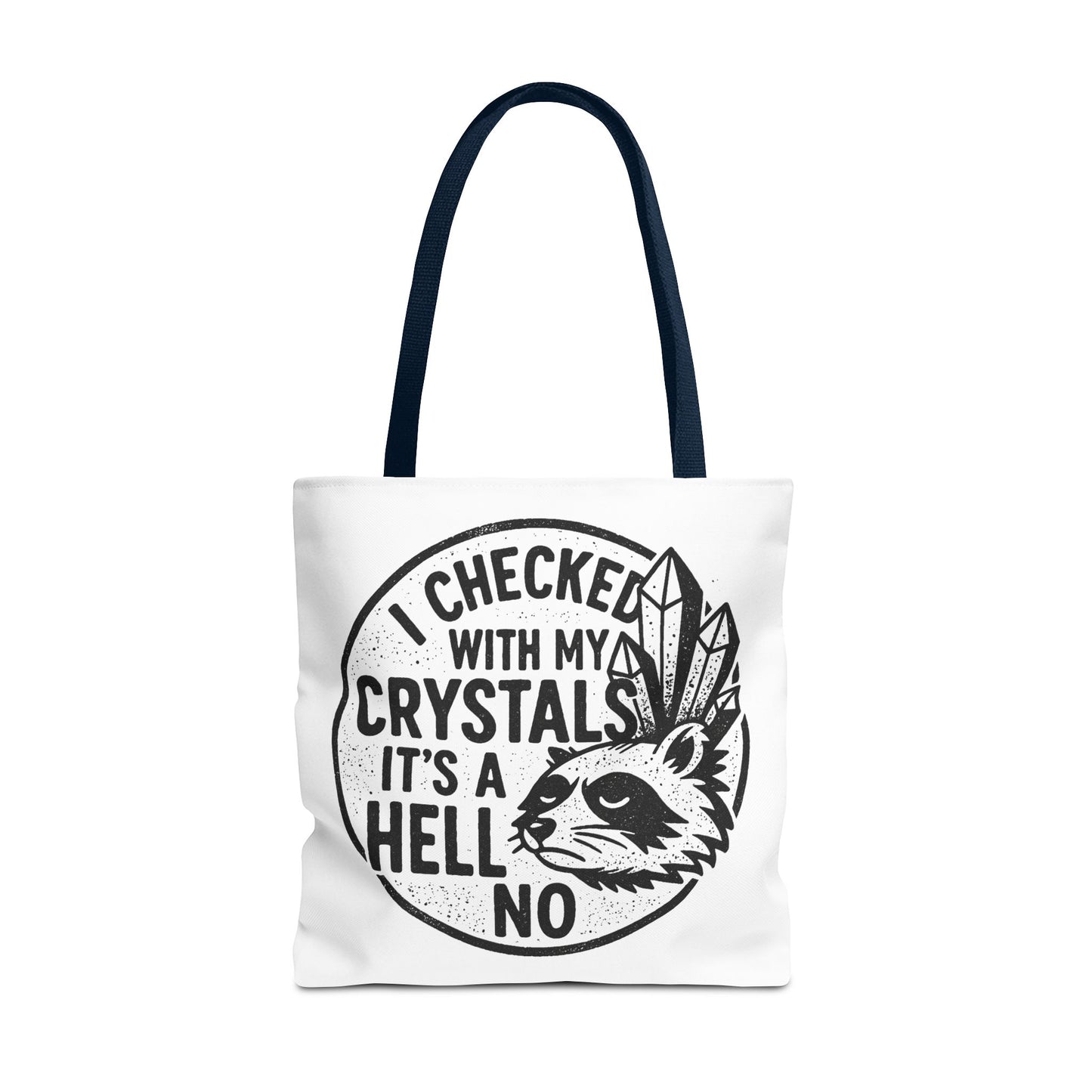 "It's a Hell No" Motivational Tote Bag, Gym Carryall, Workout Bag, Reusable Shopping Tote, Eco-Friendly Reusable Bag, Challenge Every System Bag