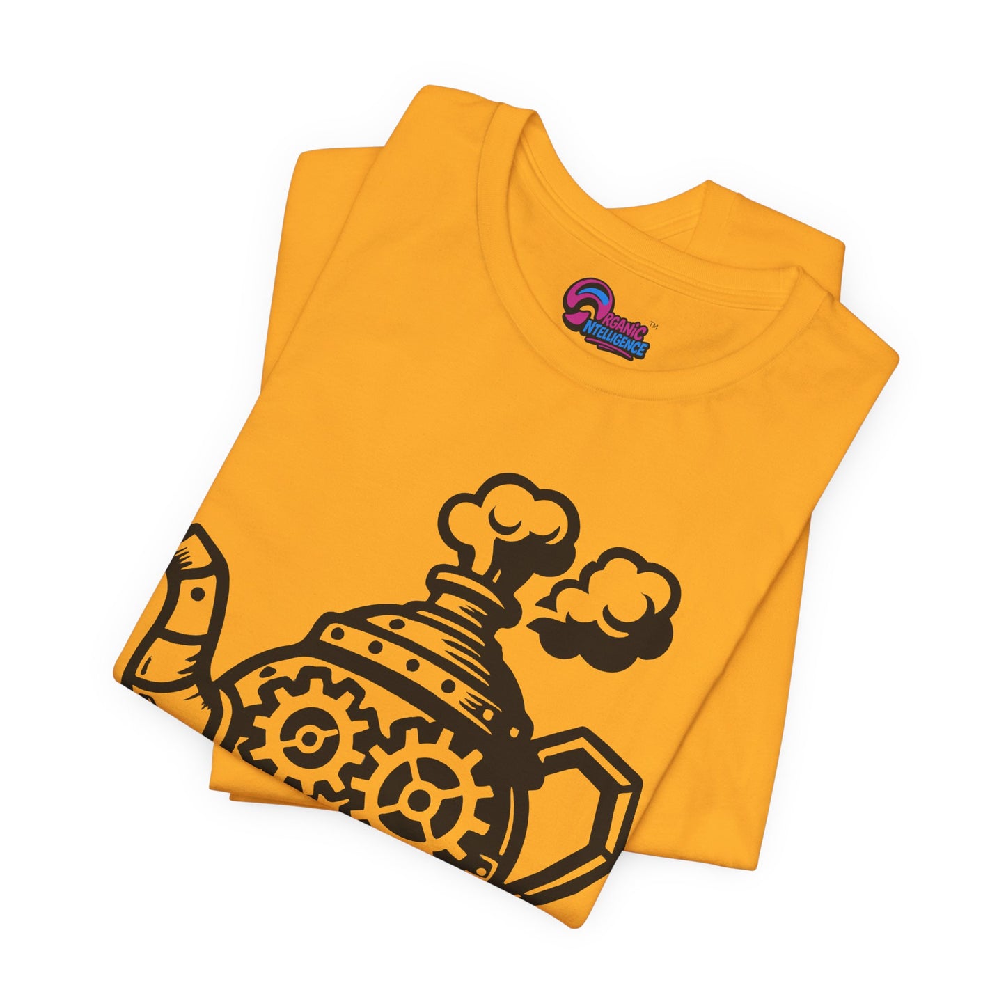 'Full Steam Teapot' by Organic Intelligence™ Unisex Tee, Casual Shirt, Cotton T-shirt