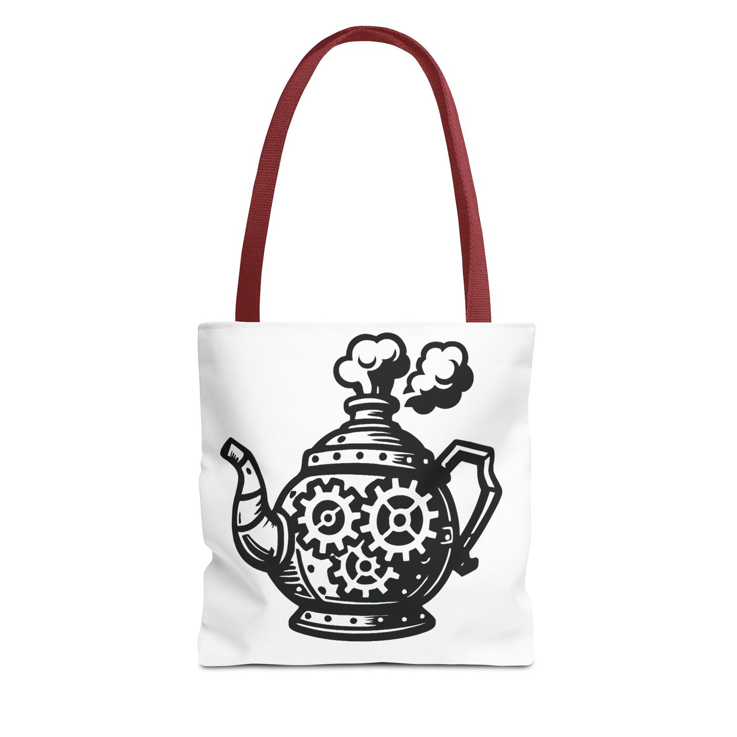 "Tea is On" Motivational Tote Bag, Gym Carryall, Workout Bag, Reusable Shopping Tote, Eco-Friendly Reusable Bag, Challenge Every System Bag