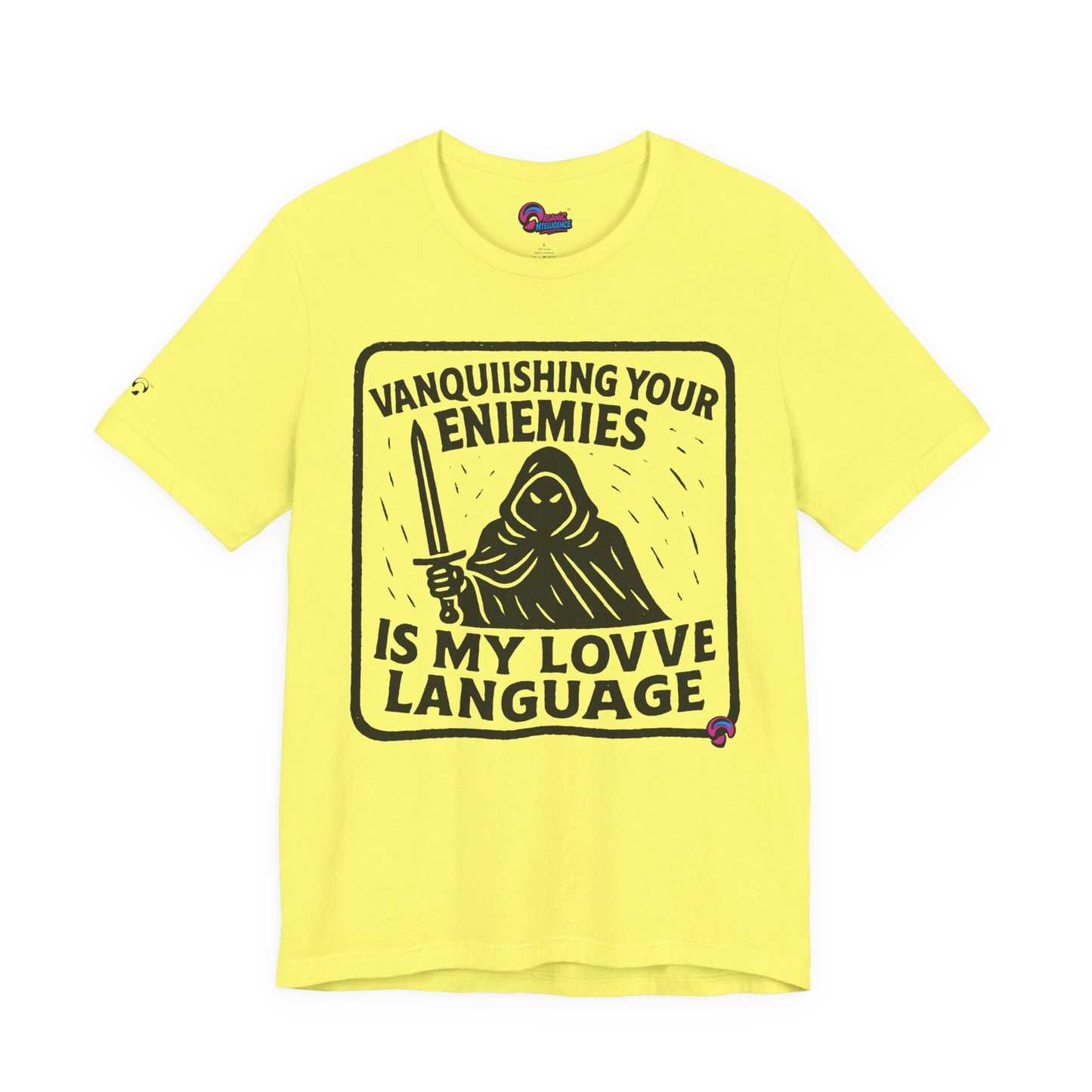 Vanquishing Tee – Love Language Edition by Organic Intelligence™ Unisex Tee, Casual Shirt, Cotton T-shirt