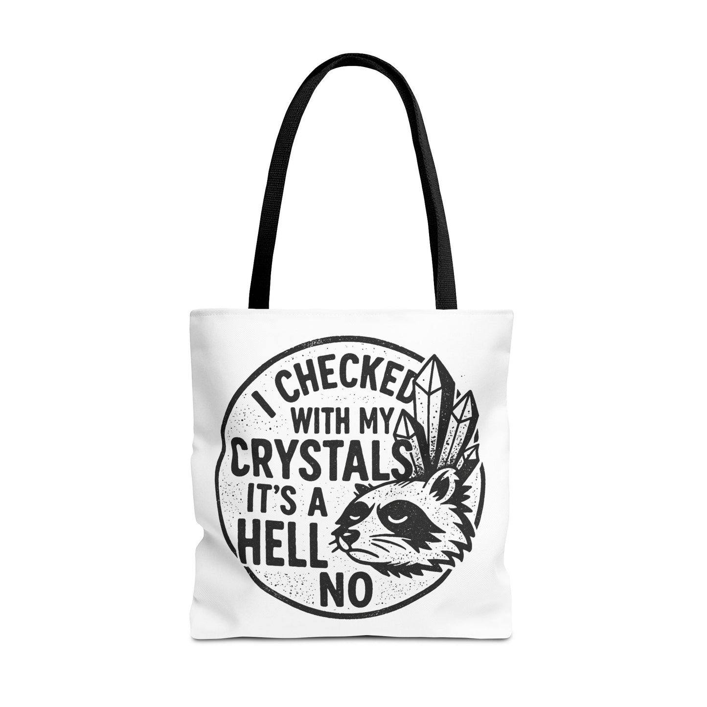 "It's a Hell No" Motivational Tote Bag, Gym Carryall, Workout Bag, Reusable Shopping Tote, Eco-Friendly Reusable Bag, Challenge Every System Bag
