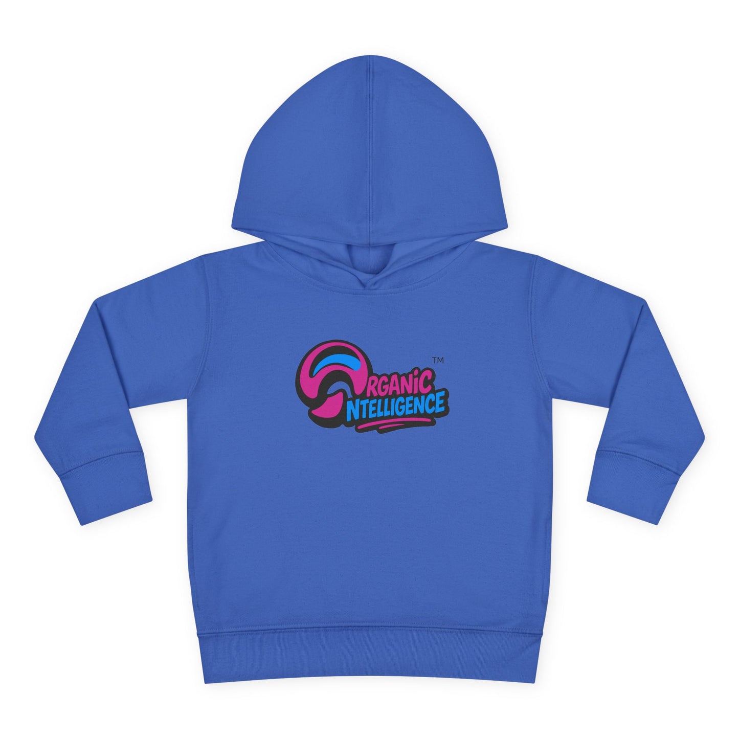 Organic Intelligence Toddler Fleece Hoodie, Cute Kids Pullover, Childrens Wear, Gift for Toddlers, Cozy Hoodie for Playtime