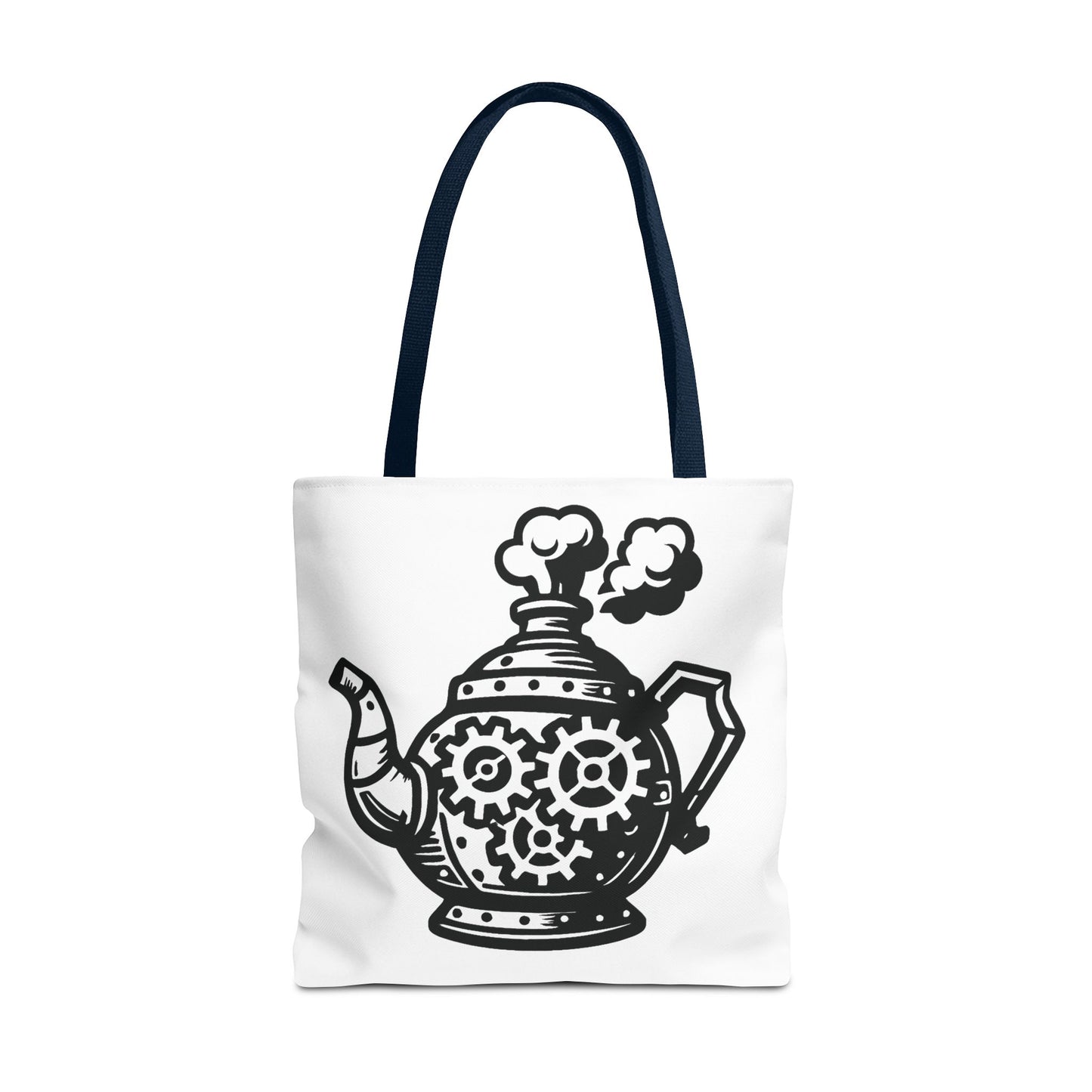 "Tea is On" Motivational Tote Bag, Gym Carryall, Workout Bag, Reusable Shopping Tote, Eco-Friendly Reusable Bag, Challenge Every System Bag