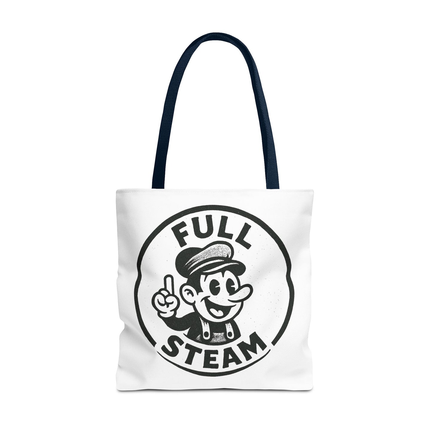 "Full Steam" Band Merch Tote Bag, Gym Carryall, Workout Bag, Reusable Shopping Tote, Eco-Friendly Reusable Bag, Challenge Every System Bag