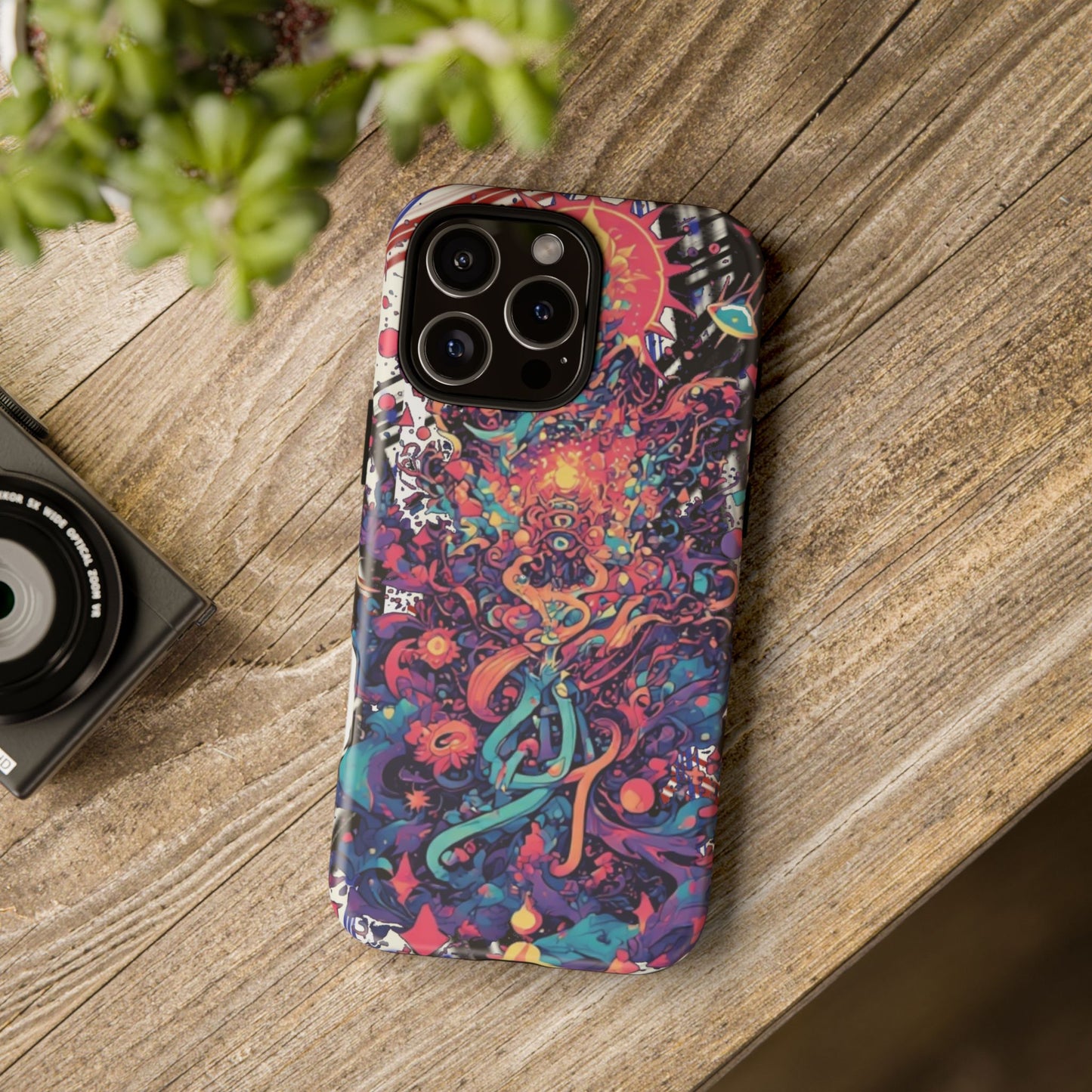 Colorful Phone Case, Unique Phone Cover, Tough Cases, Artistic Smartphone Protector, Gifts for Her