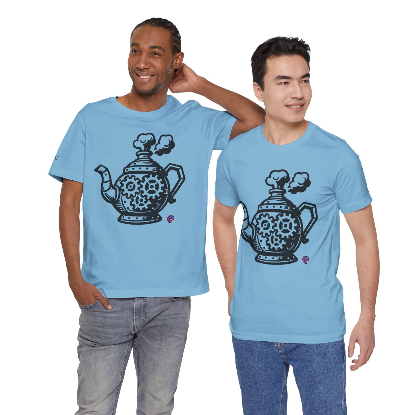 'Full Steam Teapot' by Organic Intelligence™ Unisex Tee, Casual Shirt, Cotton T-shirt