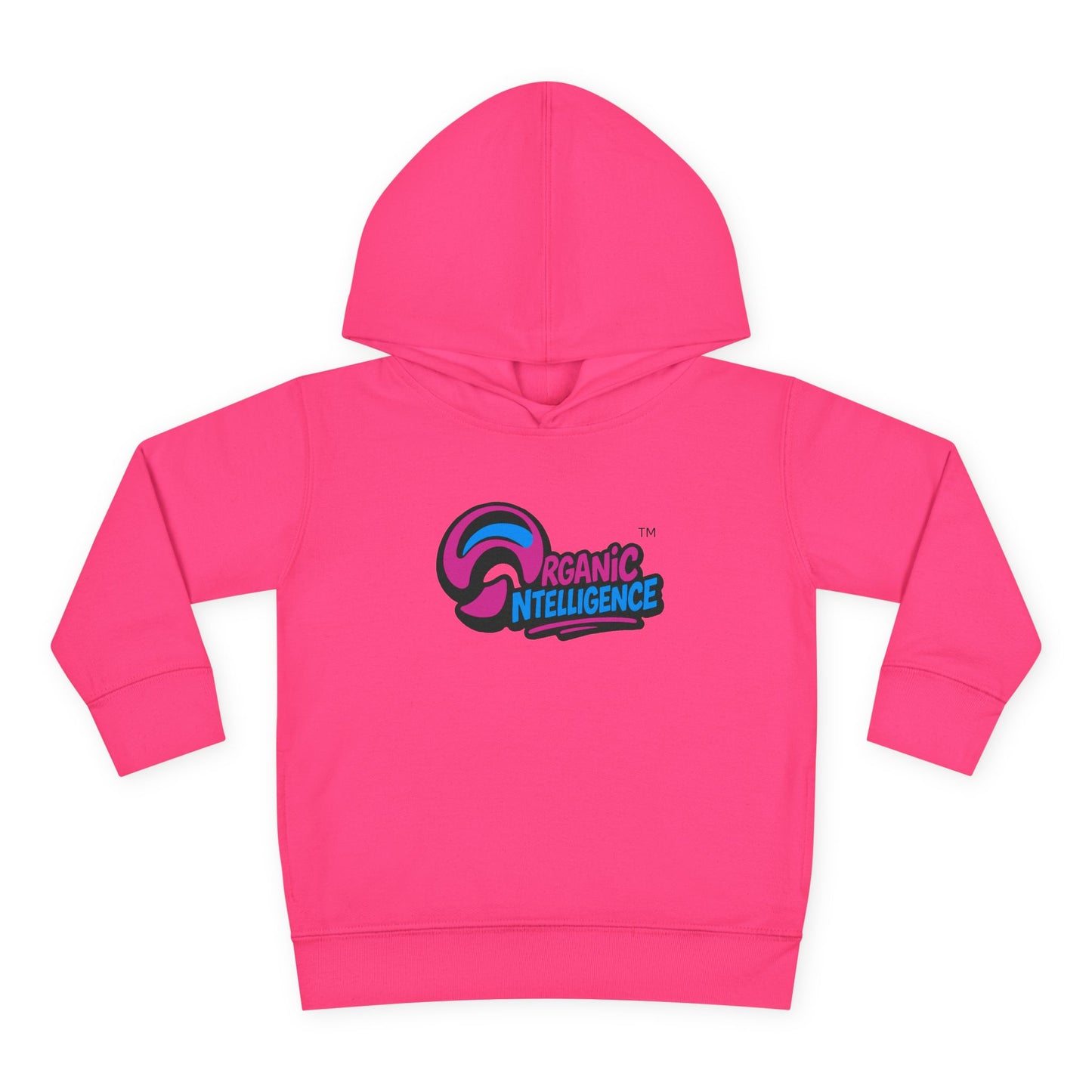 Organic Intelligence Toddler Fleece Hoodie, Cute Kids Pullover, Childrens Wear, Gift for Toddlers, Cozy Hoodie for Playtime
