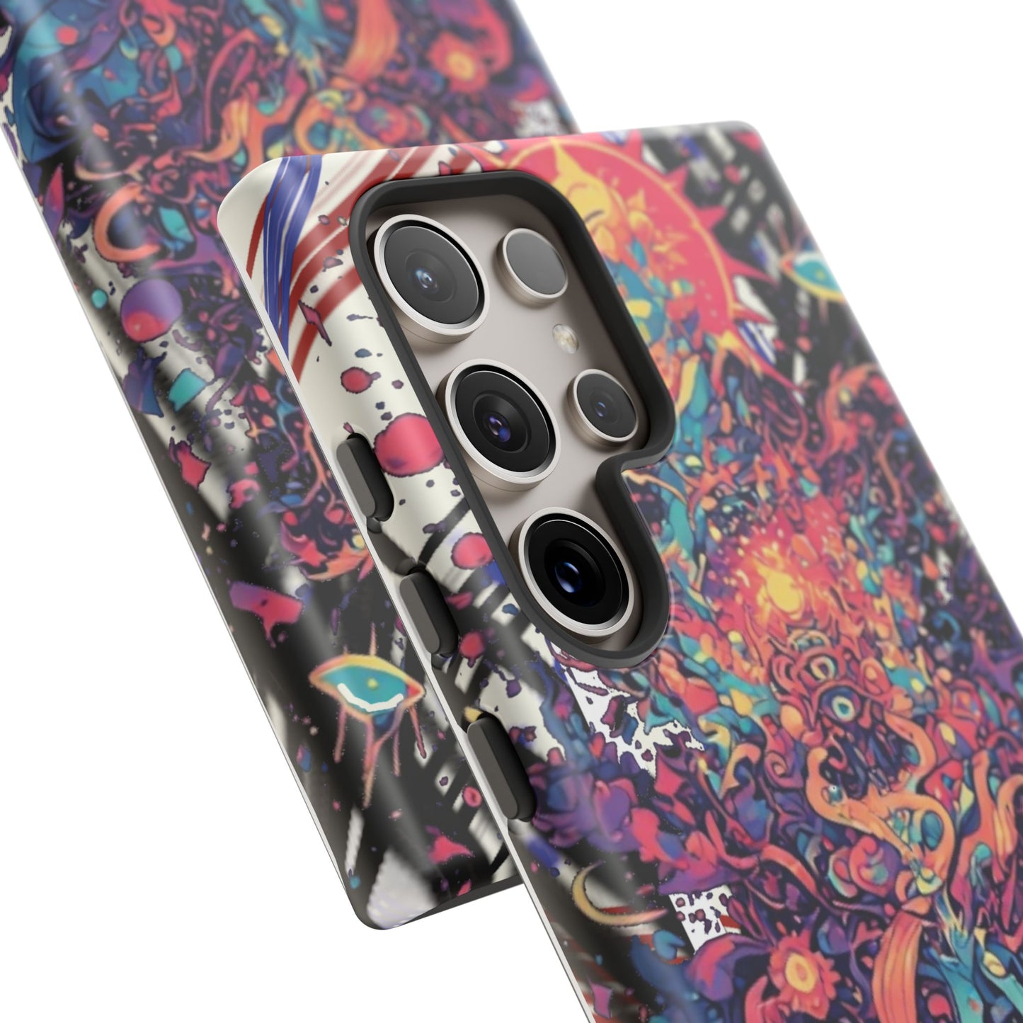 Colorful Phone Case, Unique Phone Cover, Tough Cases, Artistic Smartphone Protector, Gifts for Her