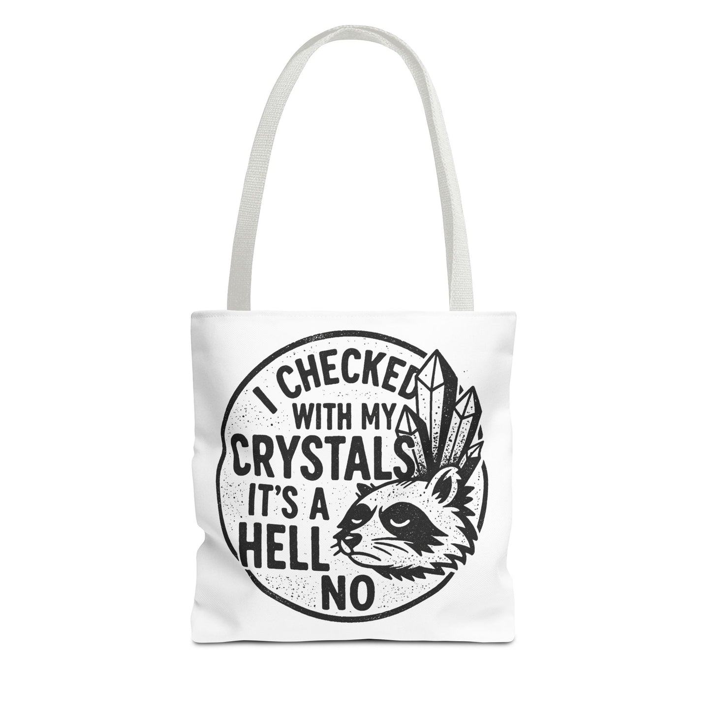 "It's a Hell No" Motivational Tote Bag, Gym Carryall, Workout Bag, Reusable Shopping Tote, Eco-Friendly Reusable Bag, Challenge Every System Bag