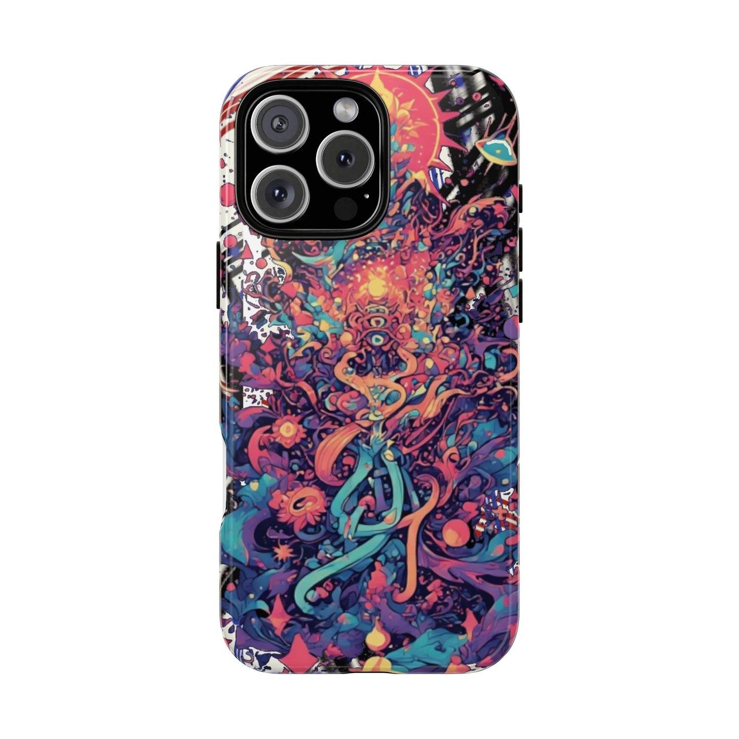 Colorful Phone Case, Unique Phone Cover, Tough Cases, Artistic Smartphone Protector, Gifts for Her