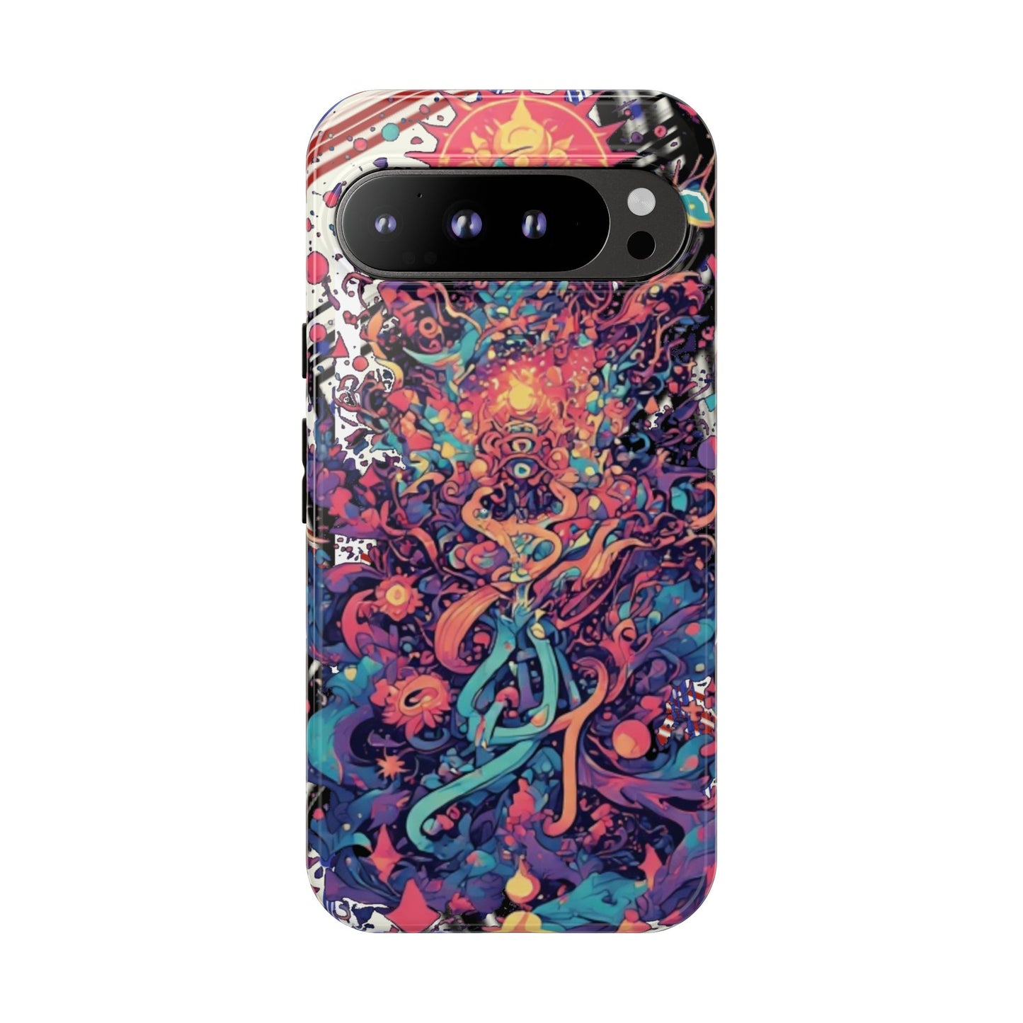 Colorful Phone Case, Unique Phone Cover, Tough Cases, Artistic Smartphone Protector, Gifts for Her