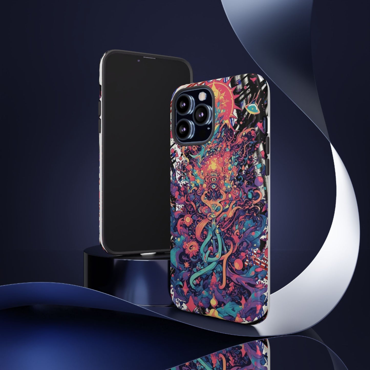 Colorful Phone Case, Unique Phone Cover, Tough Cases, Artistic Smartphone Protector, Gifts for Her