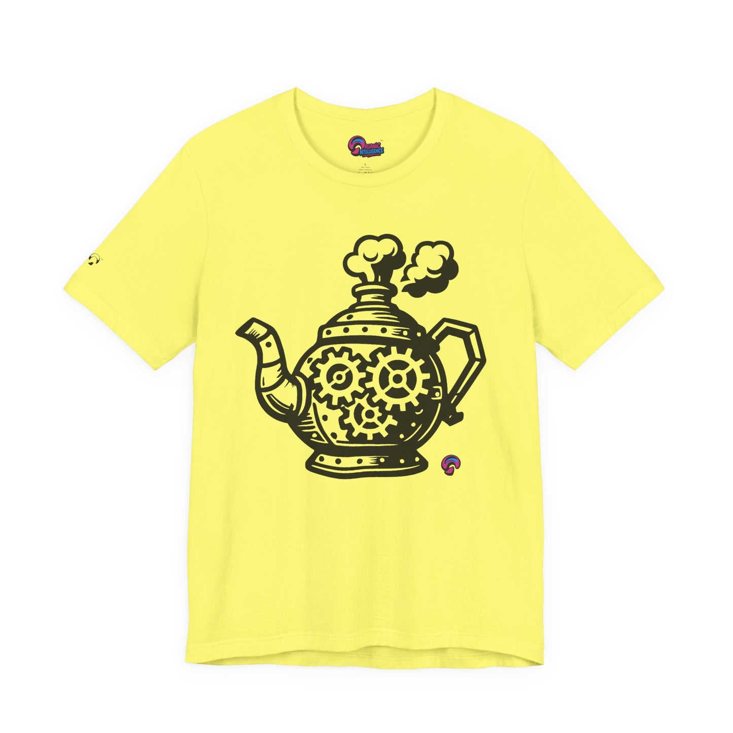 'Full Steam Teapot' by Organic Intelligence™ Unisex Tee, Casual Shirt, Cotton T-shirt