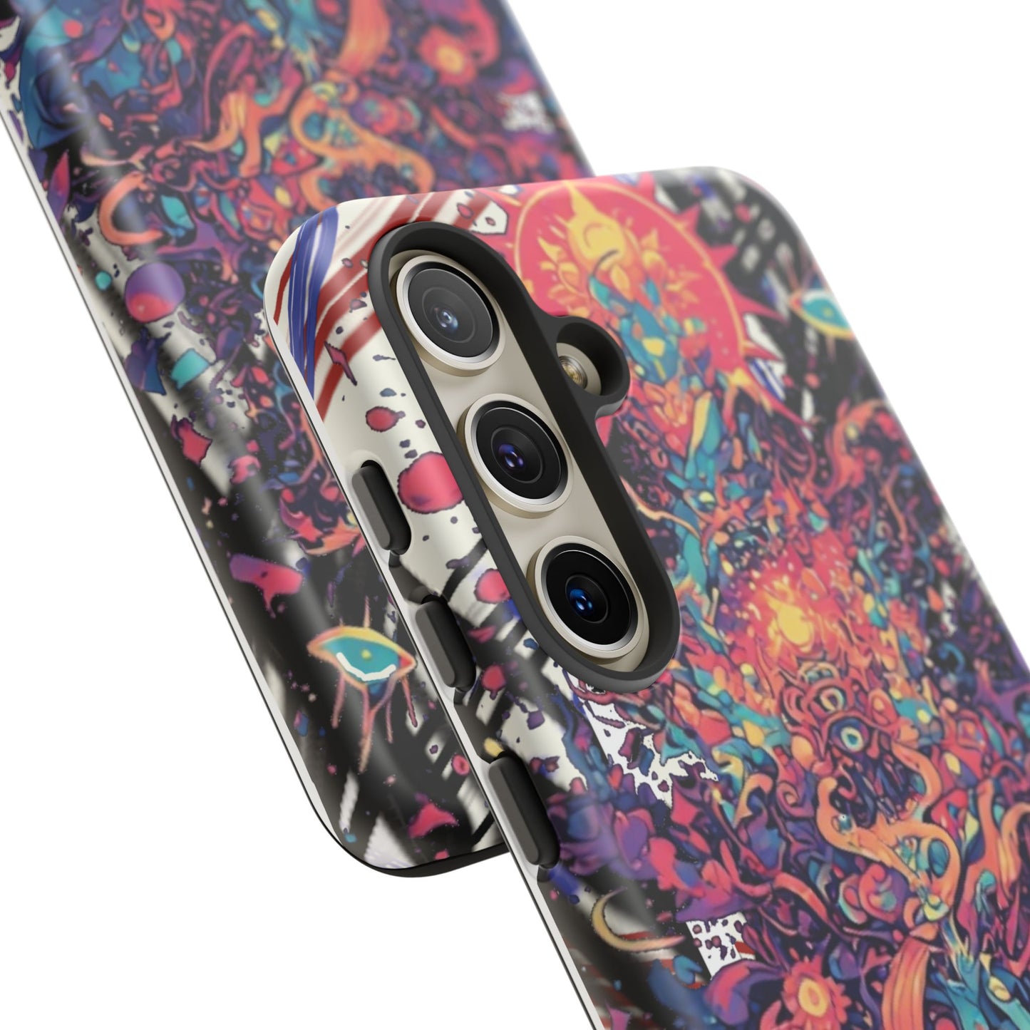 Colorful Phone Case, Unique Phone Cover, Tough Cases, Artistic Smartphone Protector, Gifts for Her