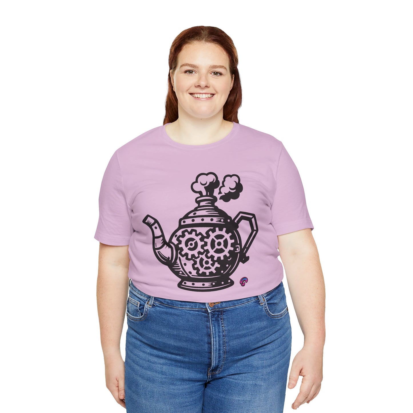 'Full Steam Teapot' by Organic Intelligence™ Unisex Tee, Casual Shirt, Cotton T-shirt
