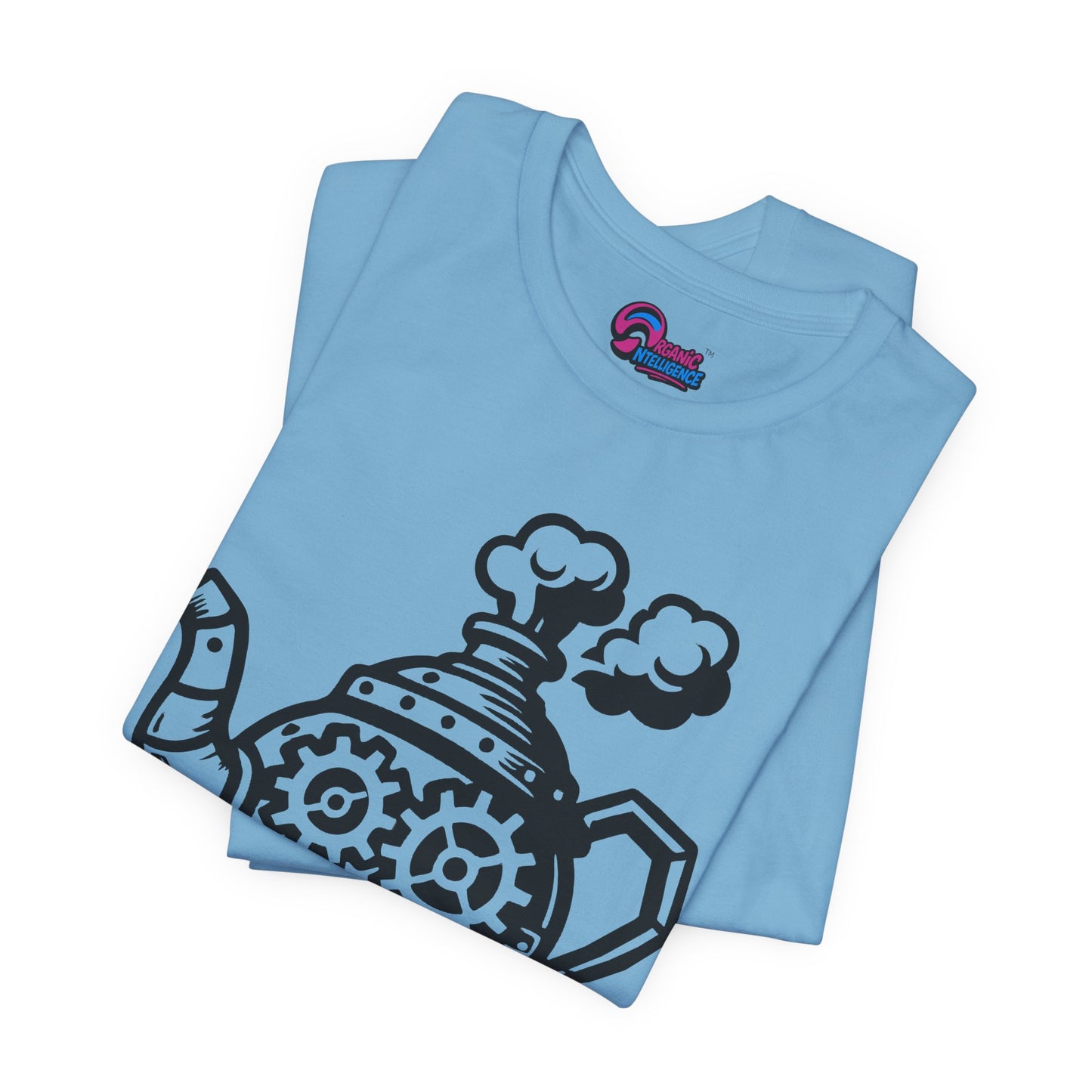 'Full Steam Teapot' by Organic Intelligence™ Unisex Tee, Casual Shirt, Cotton T-shirt