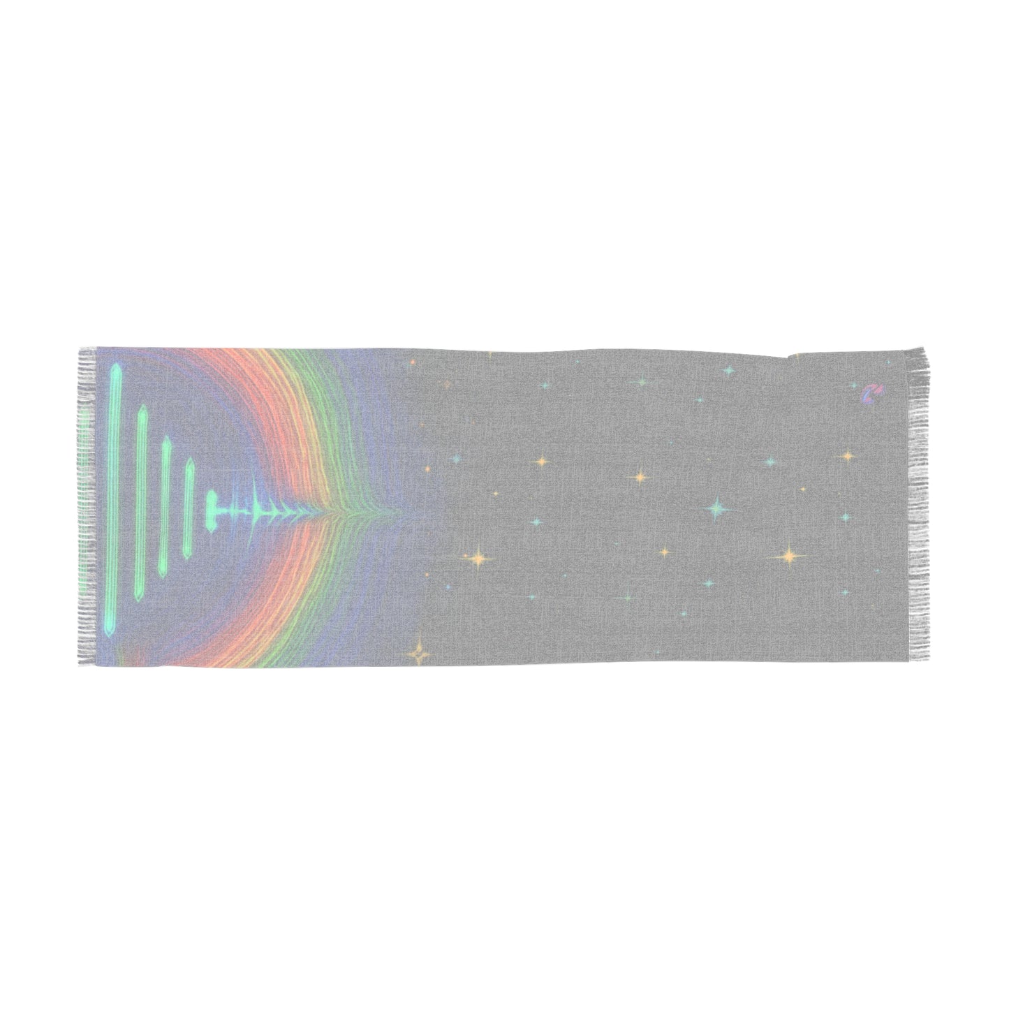 Colorful Galaxy Light Scarf, Bohemian Wrap, Statement Accessory, Festival Wear, Gift for Her, Cosmic Fashion