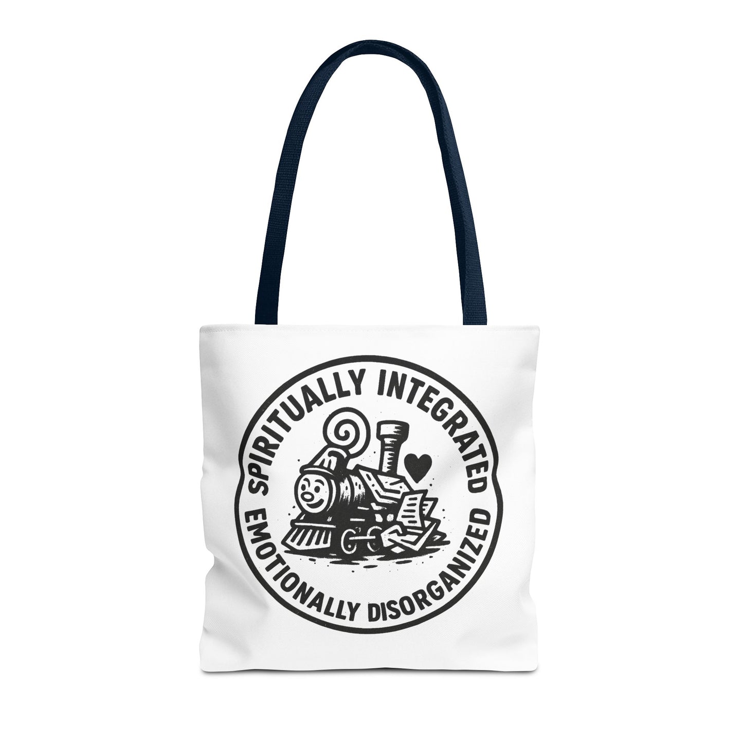Emotionally Disorganized" Motivational Tote Bag, Gym Carryall, Workout Bag, Reusable Shopping Tote, Eco-Friendly Reusable Bag, Challenge Every System Bag