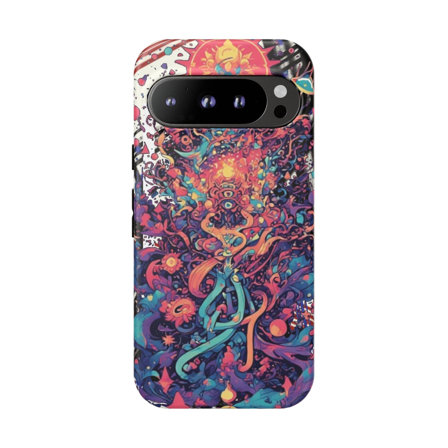 Colorful Phone Case, Unique Phone Cover, Tough Cases, Artistic Smartphone Protector, Gifts for Her