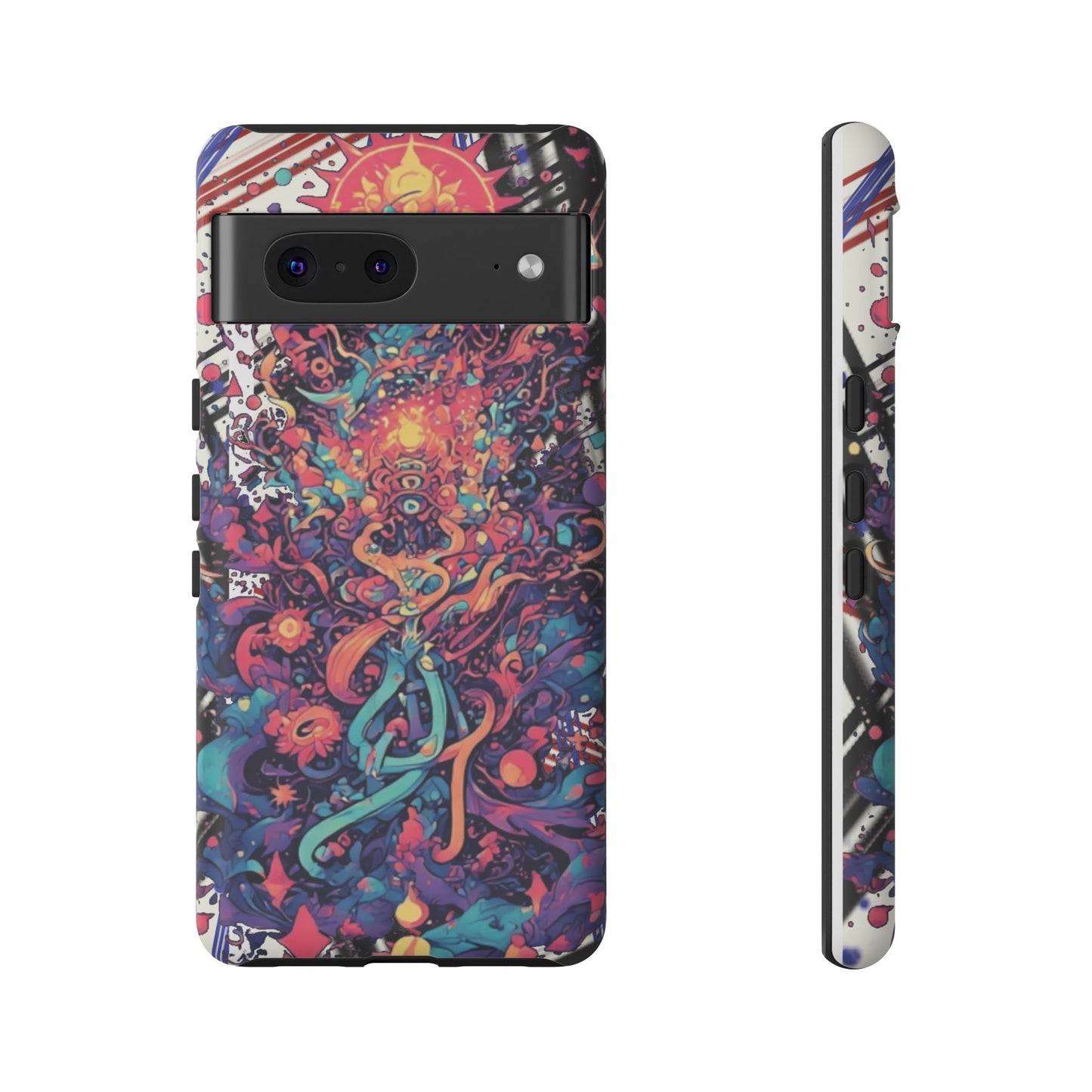 Colorful Phone Case, Unique Phone Cover, Tough Cases, Artistic Smartphone Protector, Gifts for Her