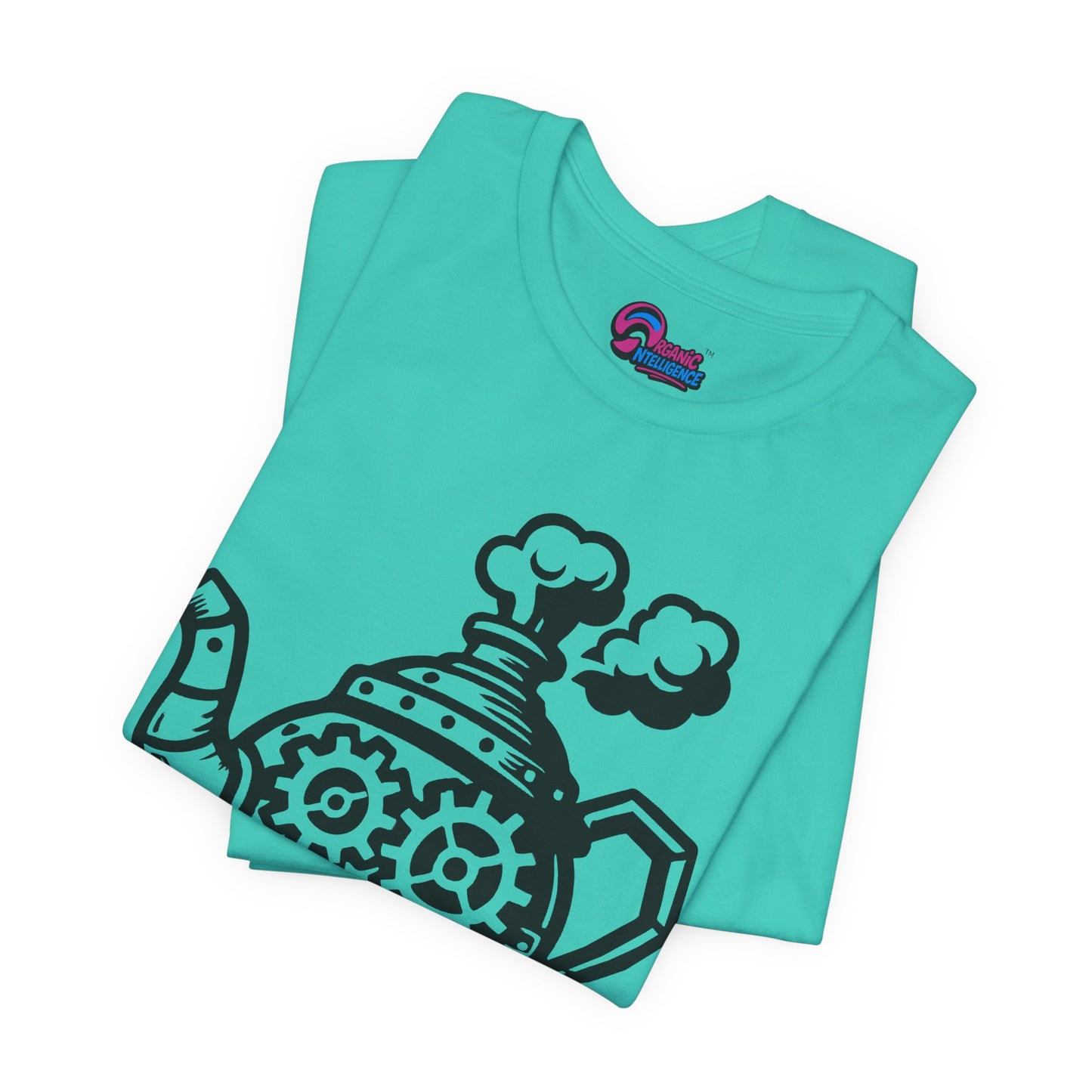 'Full Steam Teapot' by Organic Intelligence™ Unisex Tee, Casual Shirt, Cotton T-shirt