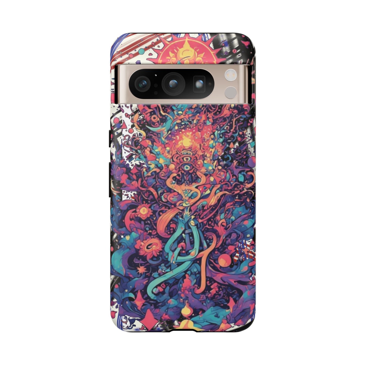 Colorful Phone Case, Unique Phone Cover, Tough Cases, Artistic Smartphone Protector, Gifts for Her