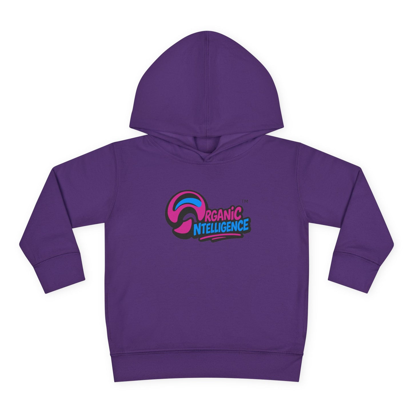 Organic Intelligence Toddler Fleece Hoodie, Cute Kids Pullover, Childrens Wear, Gift for Toddlers, Cozy Hoodie for Playtime