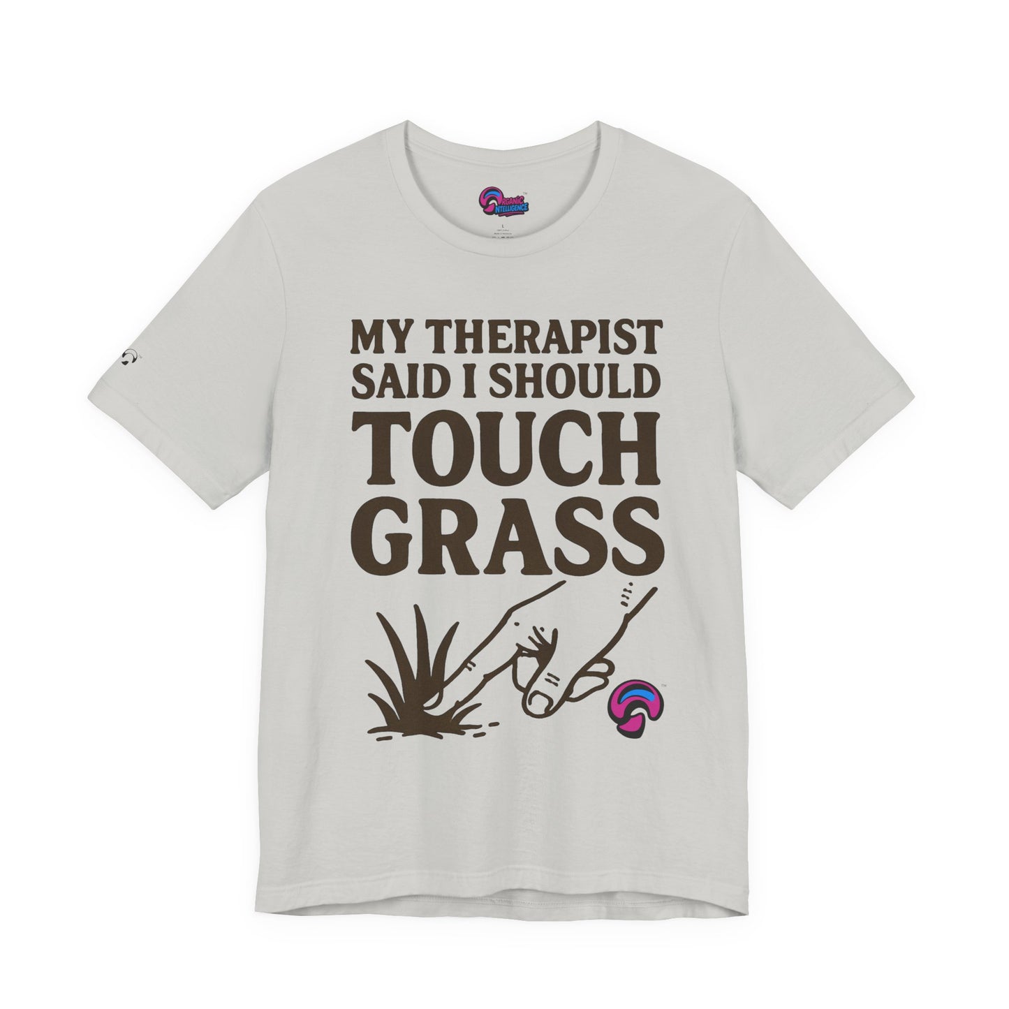 Touch Grass Tee – Sage Advice by Organic Intelligence™ Unisex Tee, Casual Shirt, Cotton T-shirt