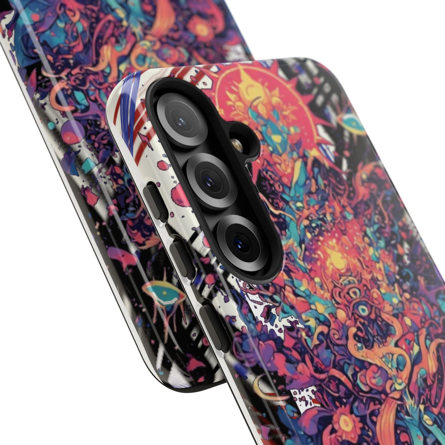 Colorful Phone Case, Unique Phone Cover, Tough Cases, Artistic Smartphone Protector, Gifts for Her