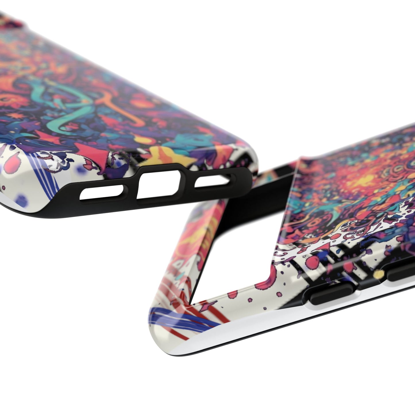 Colorful Phone Case, Unique Phone Cover, Tough Cases, Artistic Smartphone Protector, Gifts for Her